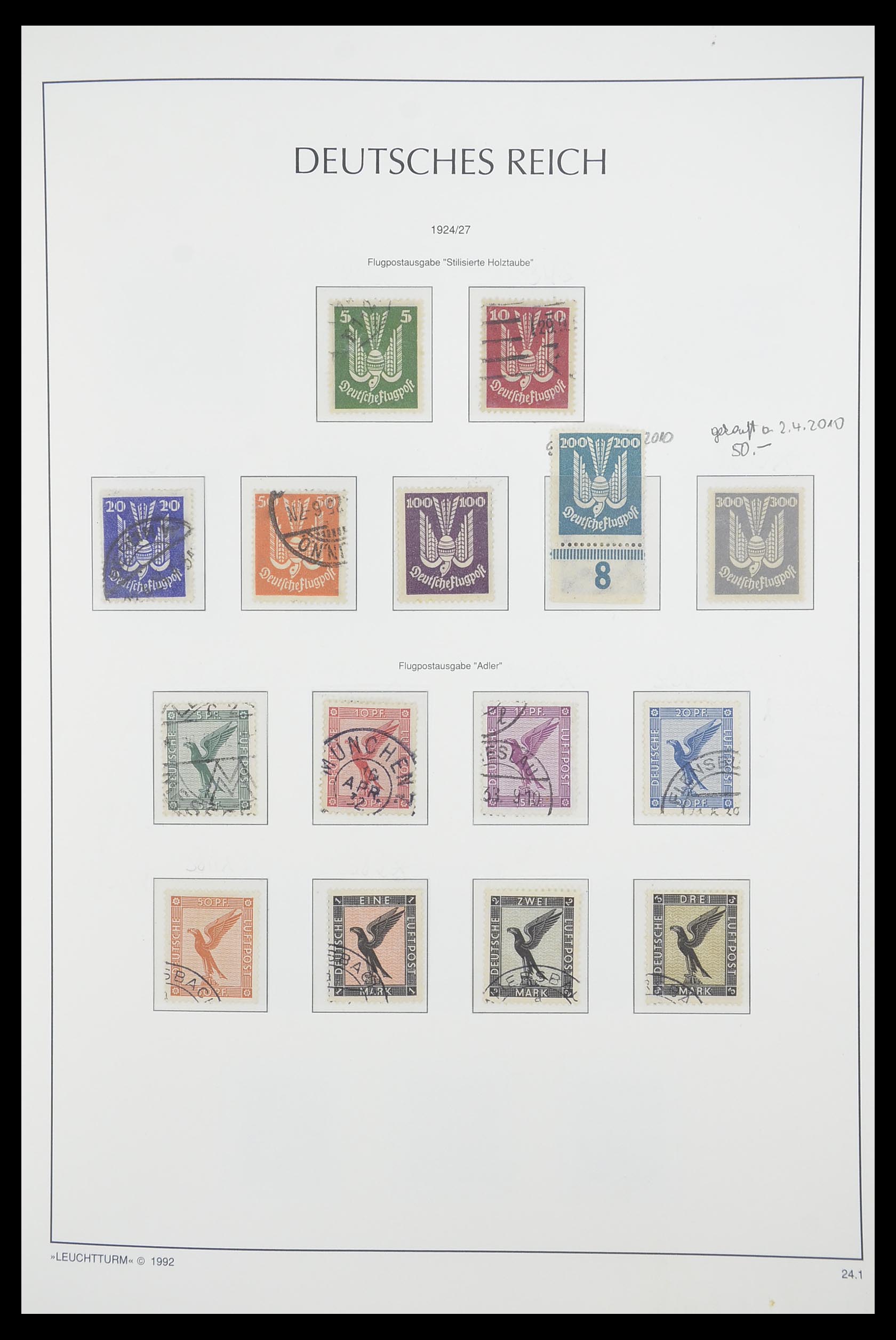 33455 026 - Stamp collection 33455 German Reich 1872-1945.