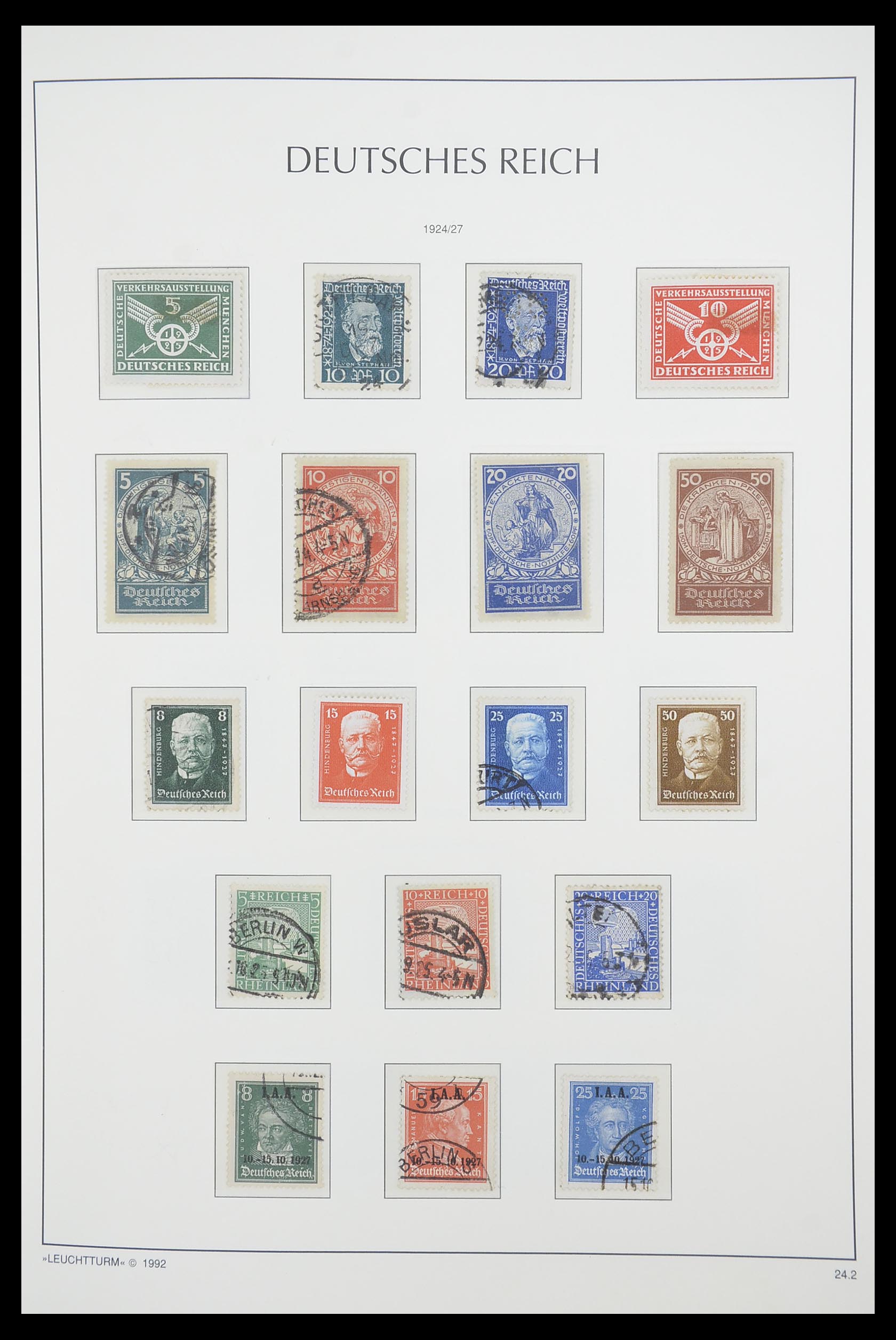 33455 027 - Postzegelverzameling 33455 Duitse Rijk 1872-1945.