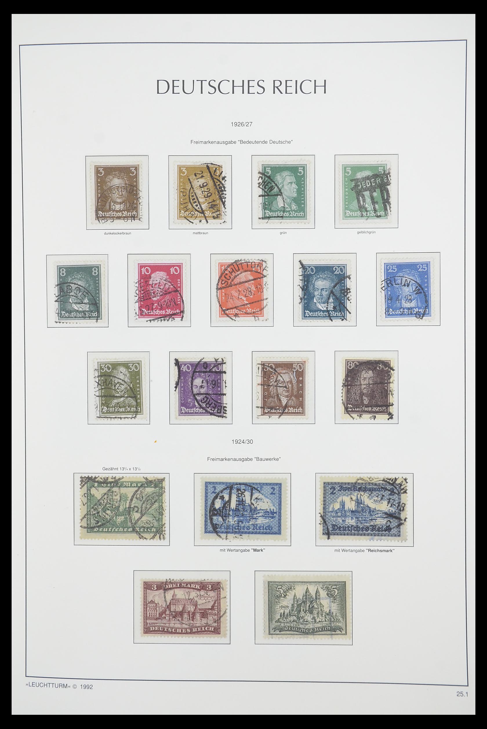 33455 028 - Stamp collection 33455 German Reich 1872-1945.