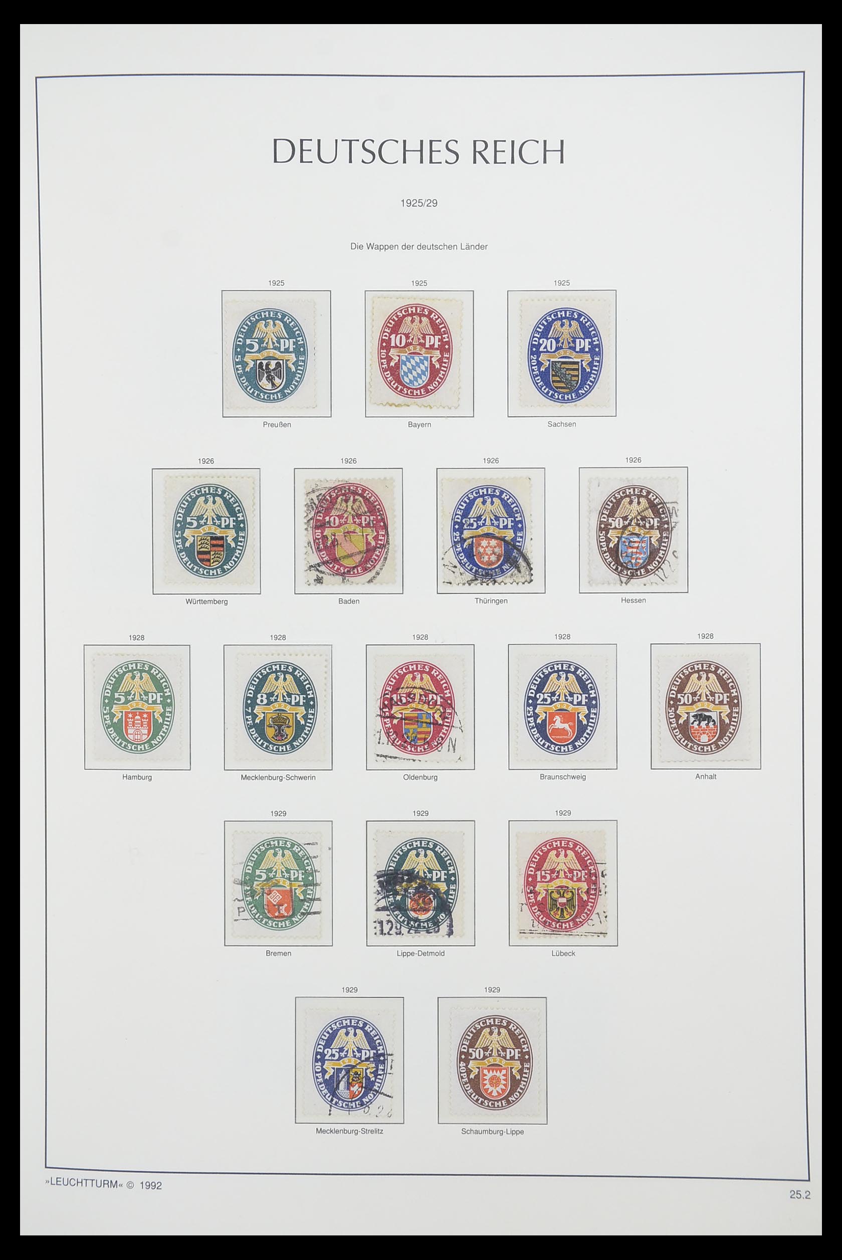 33455 029 - Postzegelverzameling 33455 Duitse Rijk 1872-1945.