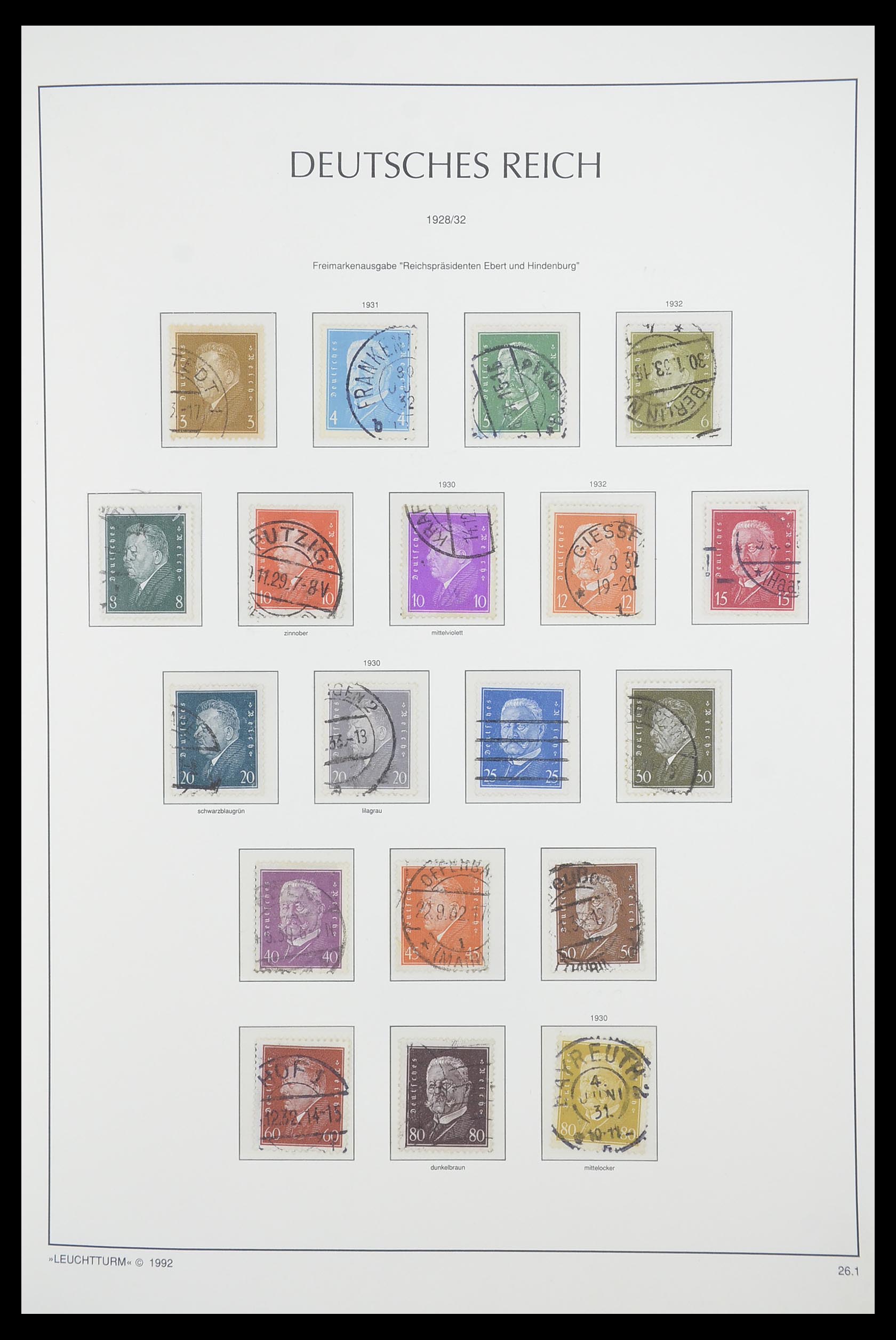 33455 030 - Stamp collection 33455 German Reich 1872-1945.