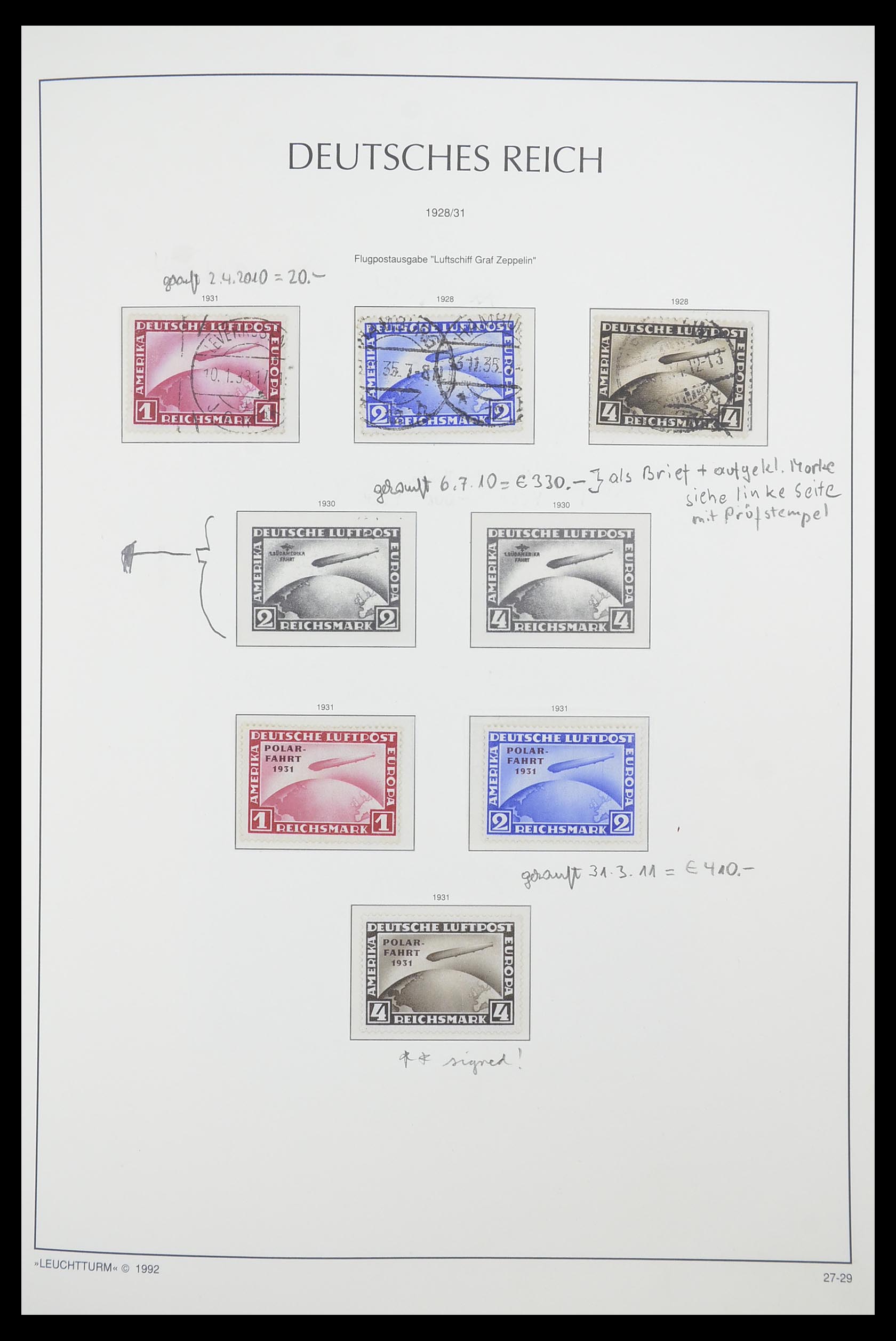 33455 032 - Postzegelverzameling 33455 Duitse Rijk 1872-1945.
