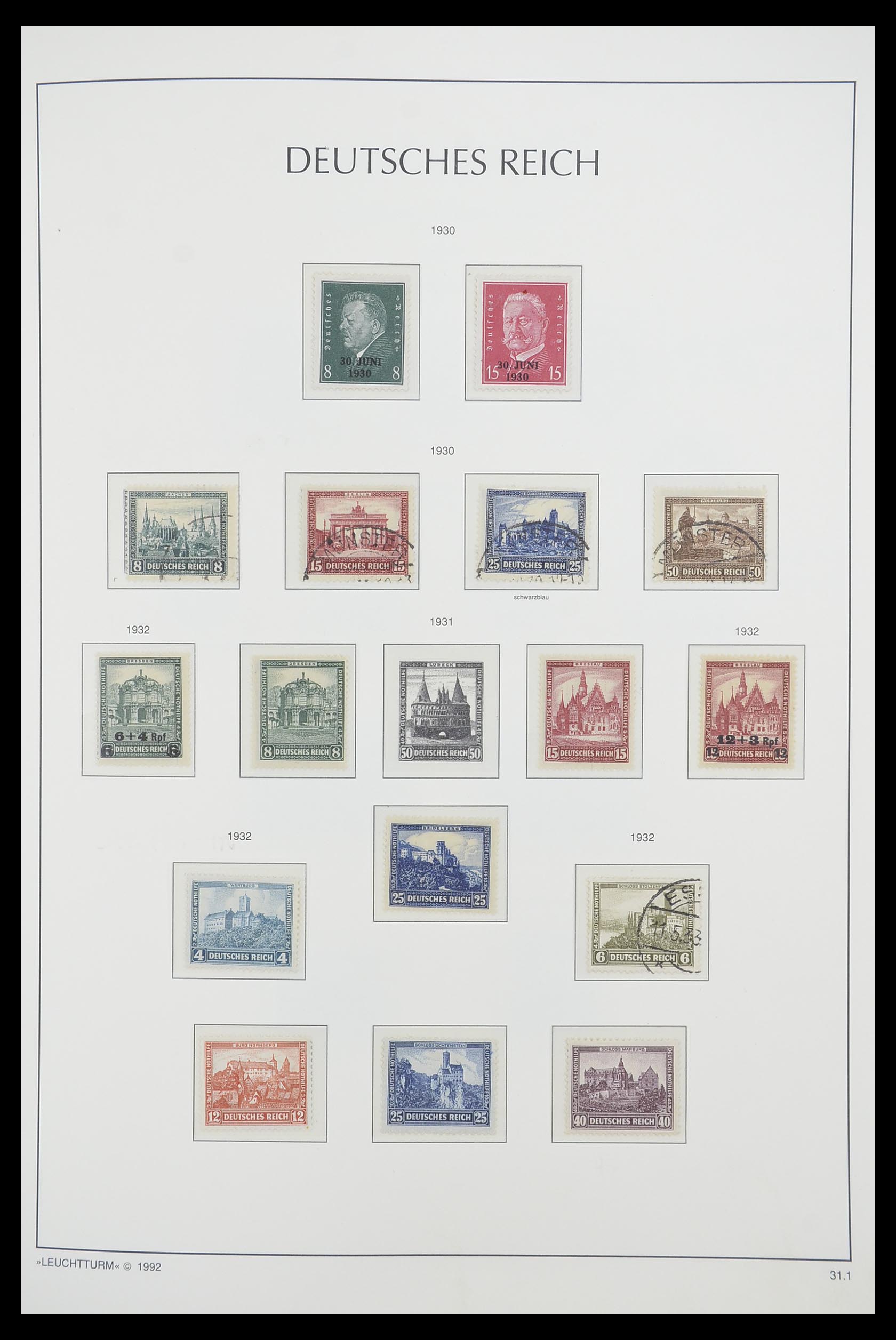 33455 034 - Postzegelverzameling 33455 Duitse Rijk 1872-1945.