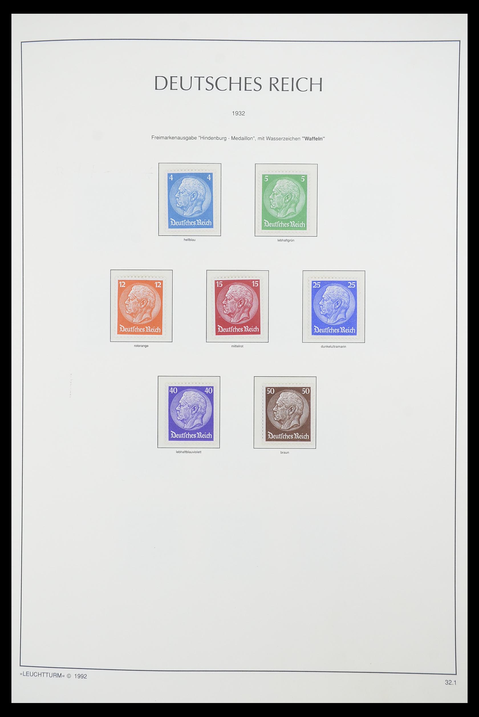 33455 036 - Stamp collection 33455 German Reich 1872-1945.