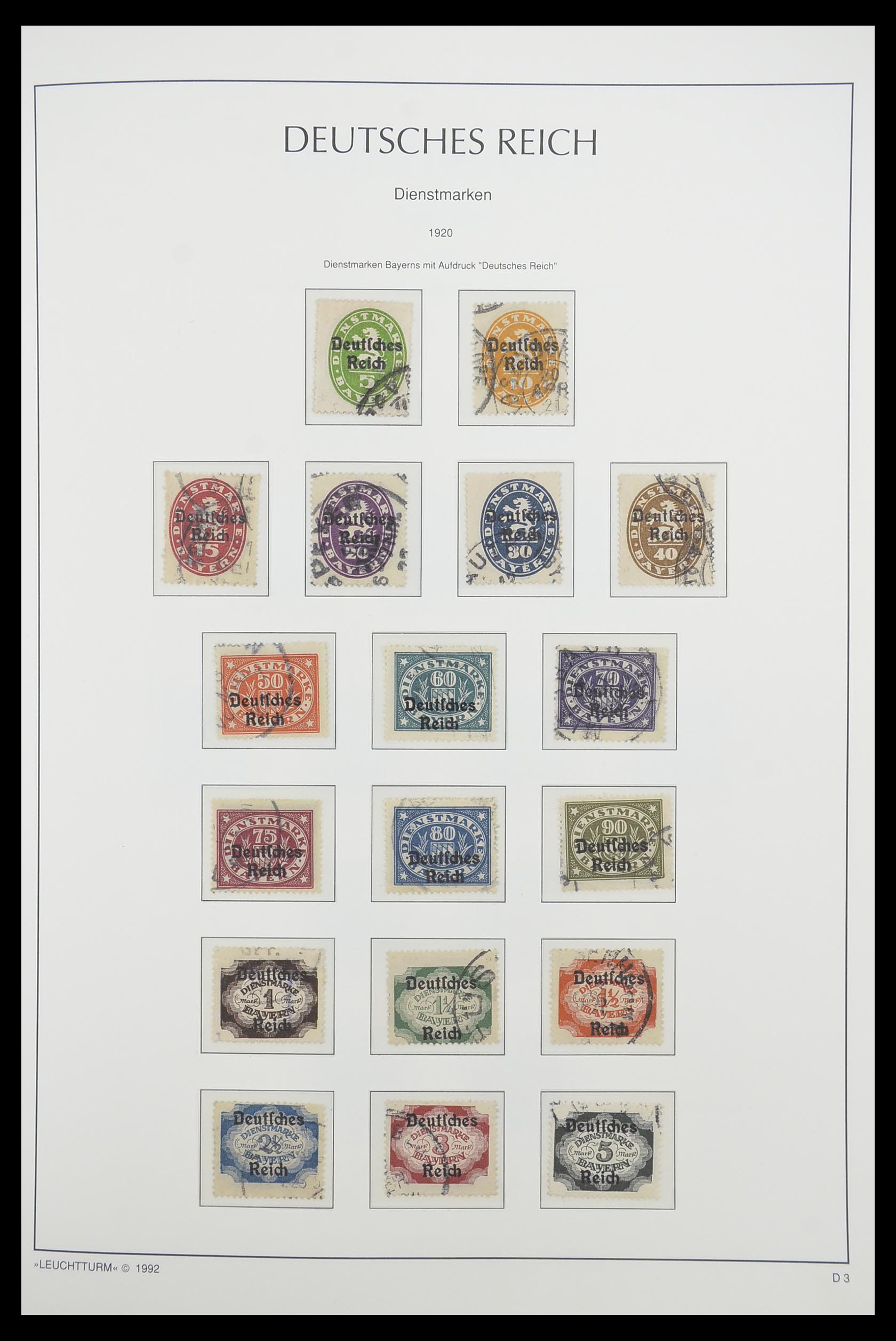 33455 039 - Stamp collection 33455 German Reich 1872-1945.