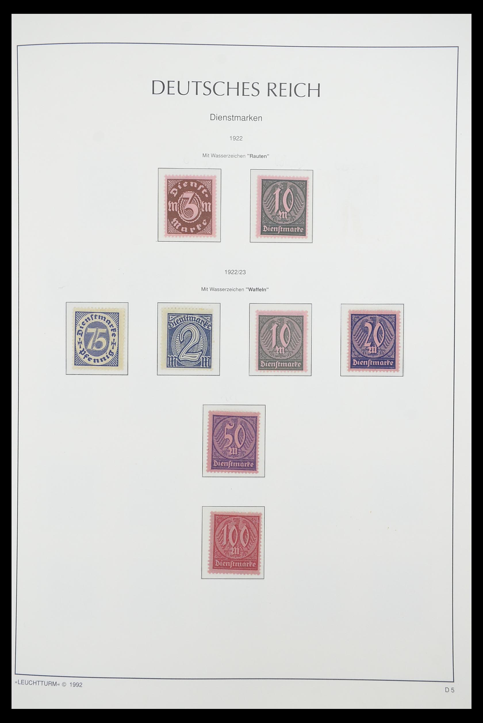 33455 041 - Postzegelverzameling 33455 Duitse Rijk 1872-1945.