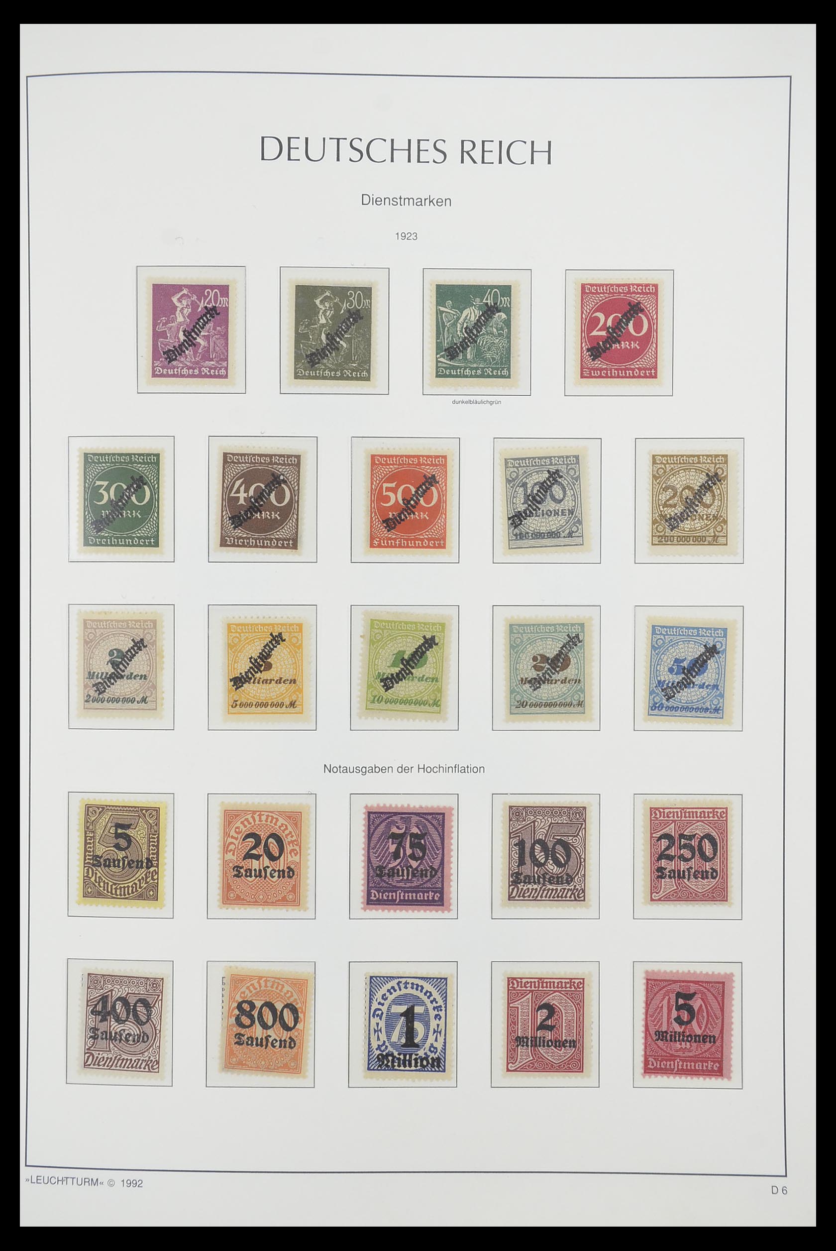 33455 042 - Stamp collection 33455 German Reich 1872-1945.