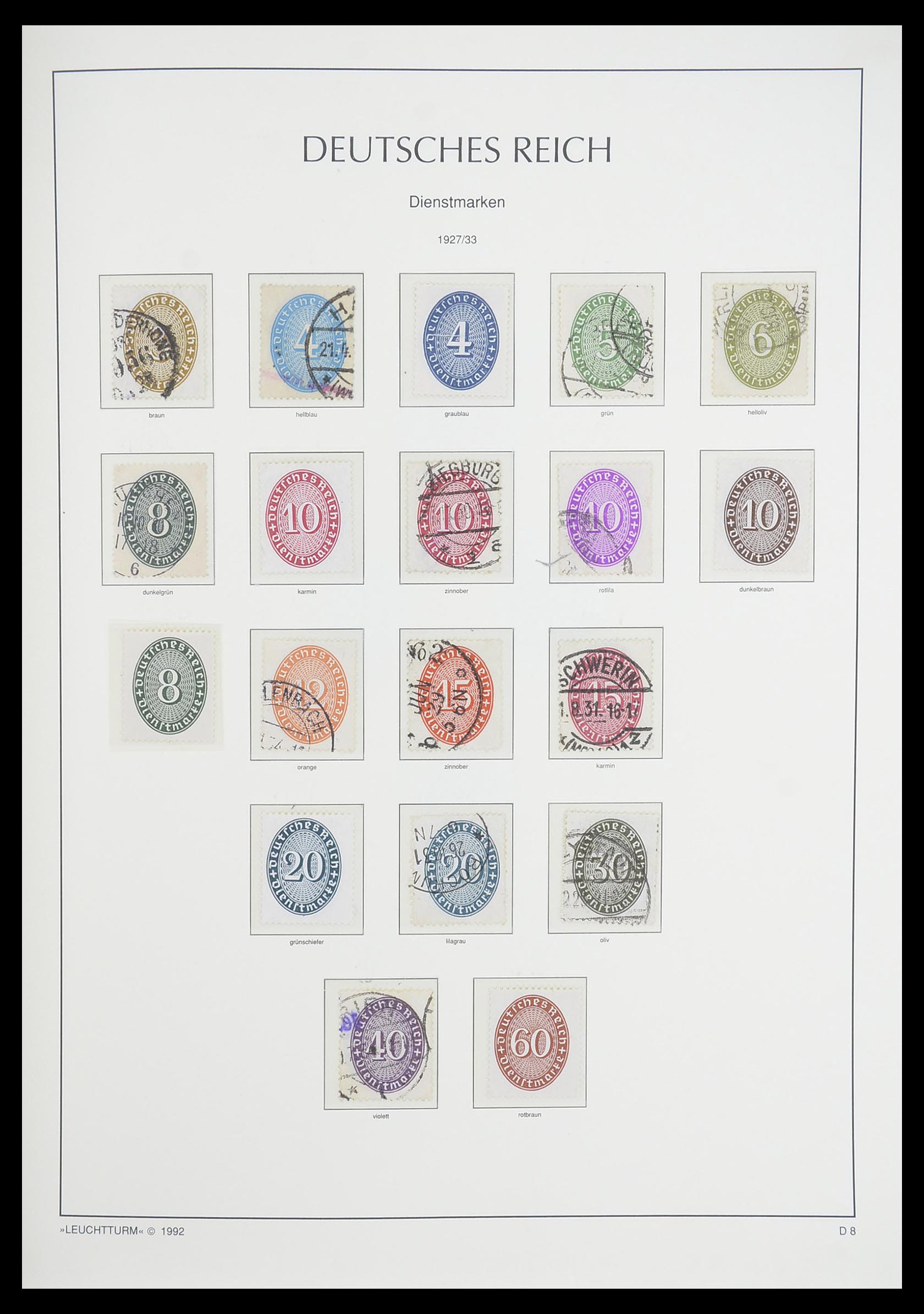 33455 045 - Stamp collection 33455 German Reich 1872-1945.