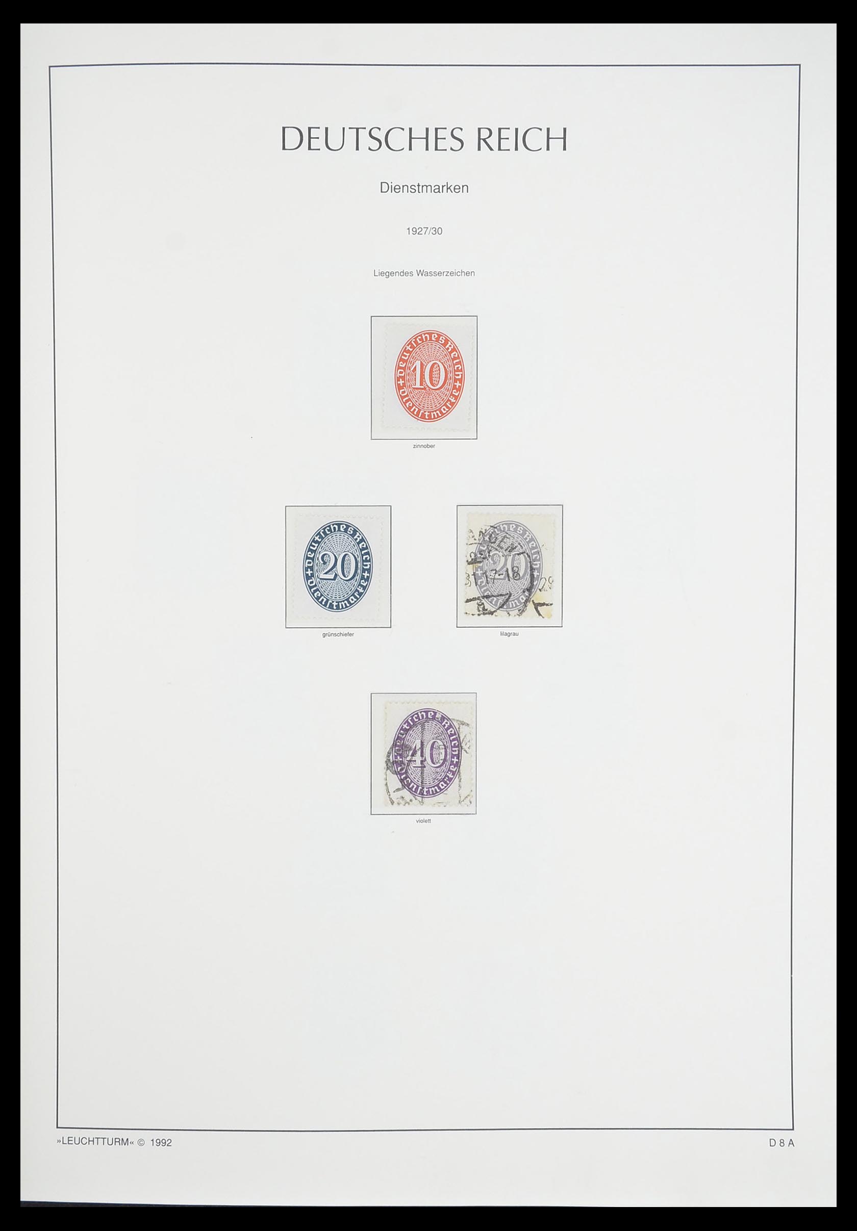 33455 046 - Postzegelverzameling 33455 Duitse Rijk 1872-1945.