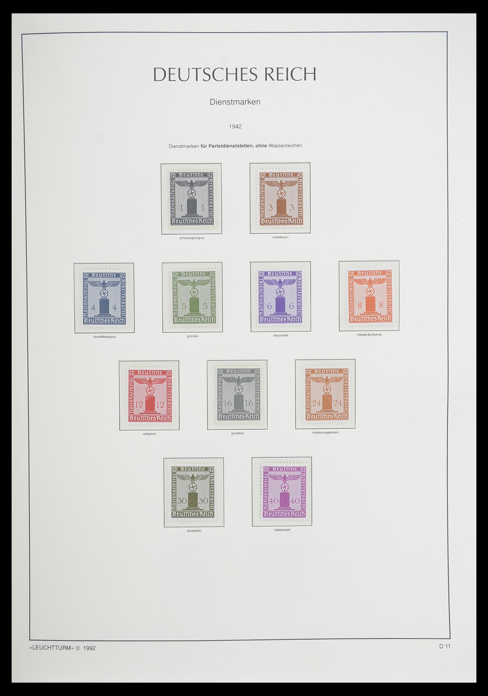 33455 049 - Postzegelverzameling 33455 Duitse Rijk 1872-1945.