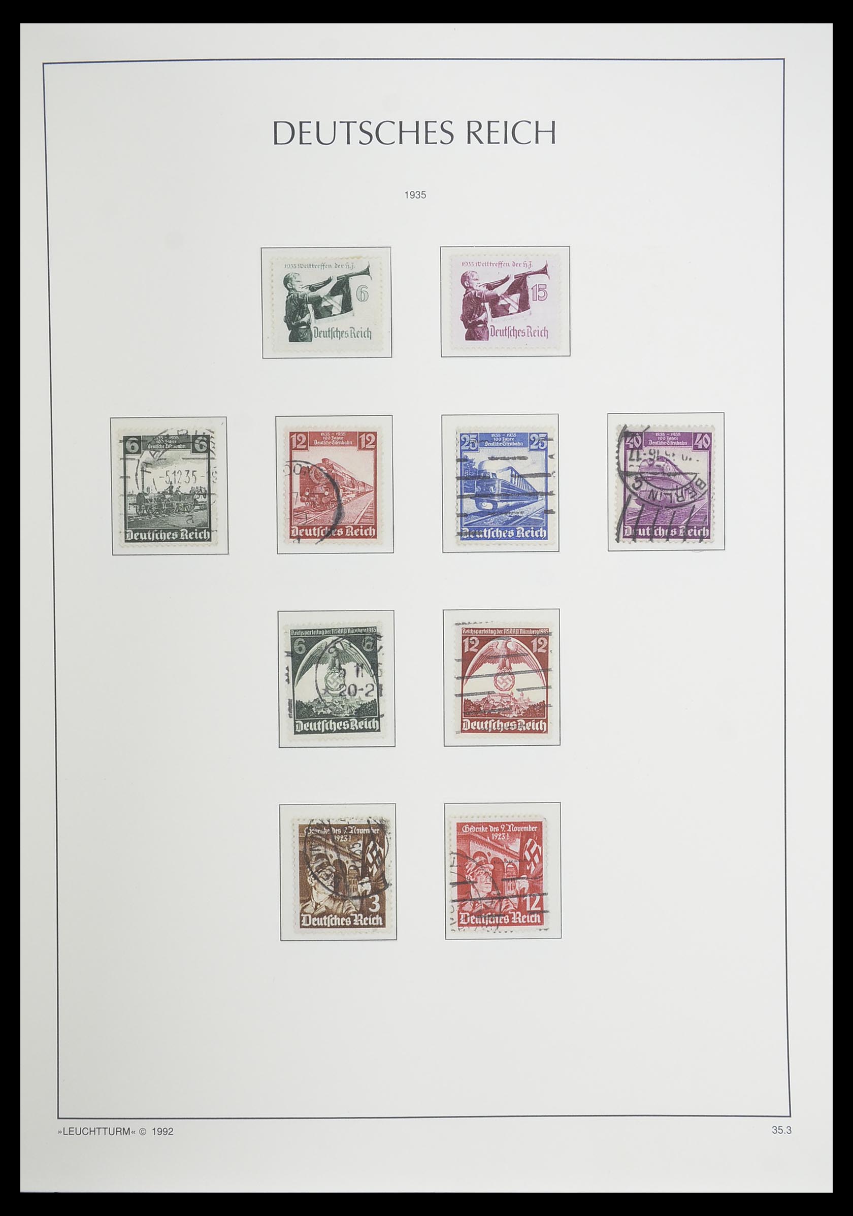 33455 060 - Stamp collection 33455 German Reich 1872-1945.