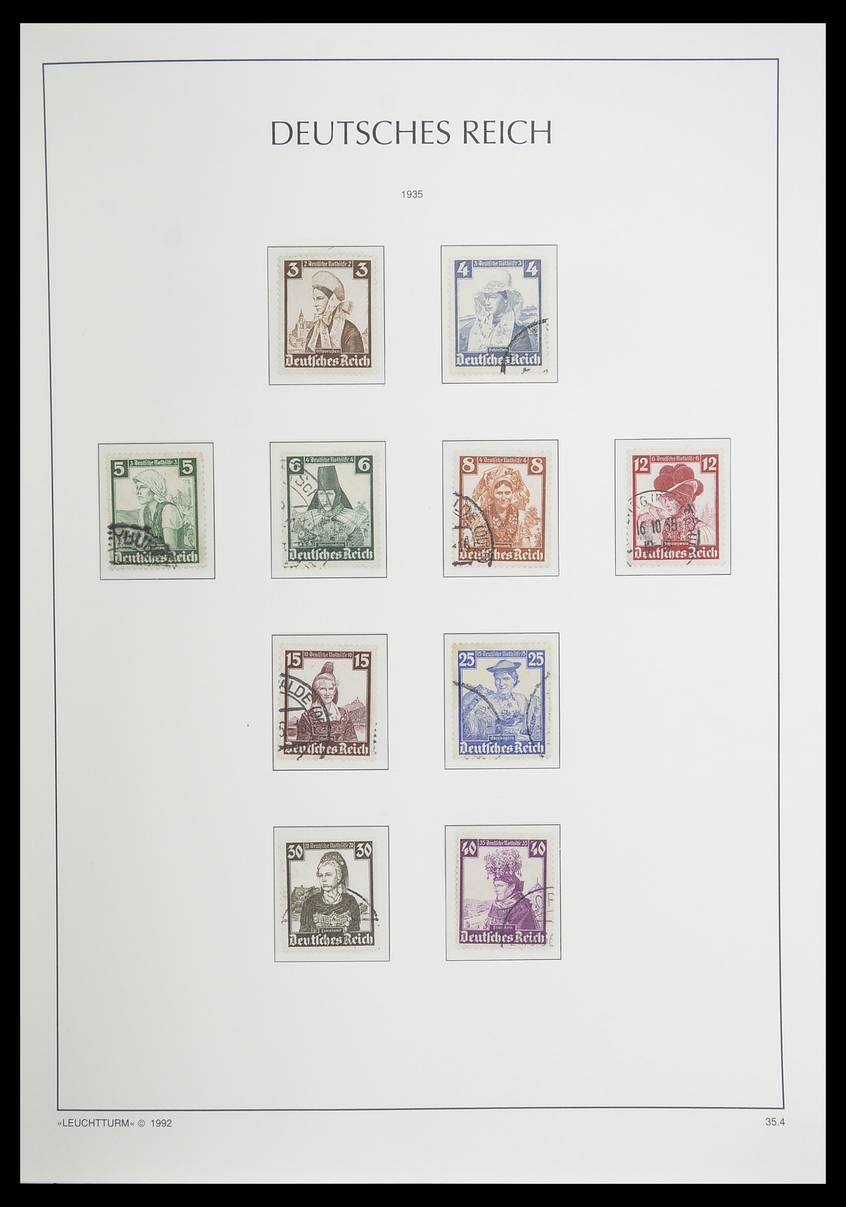 33455 061 - Stamp collection 33455 German Reich 1872-1945.