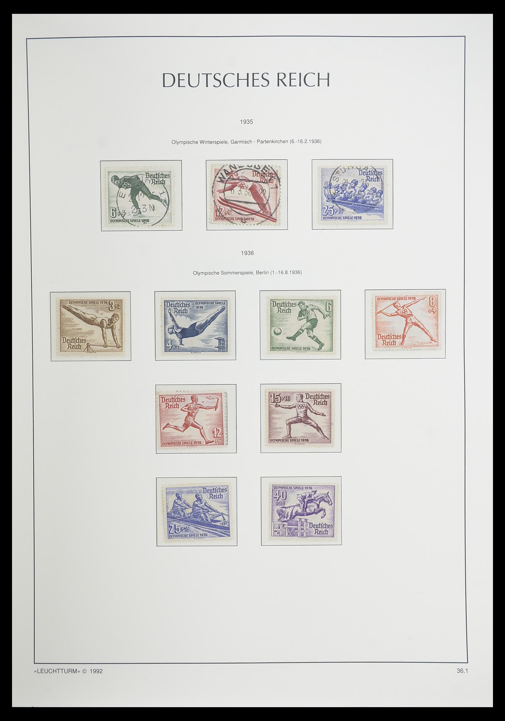 33455 062 - Stamp collection 33455 German Reich 1872-1945.