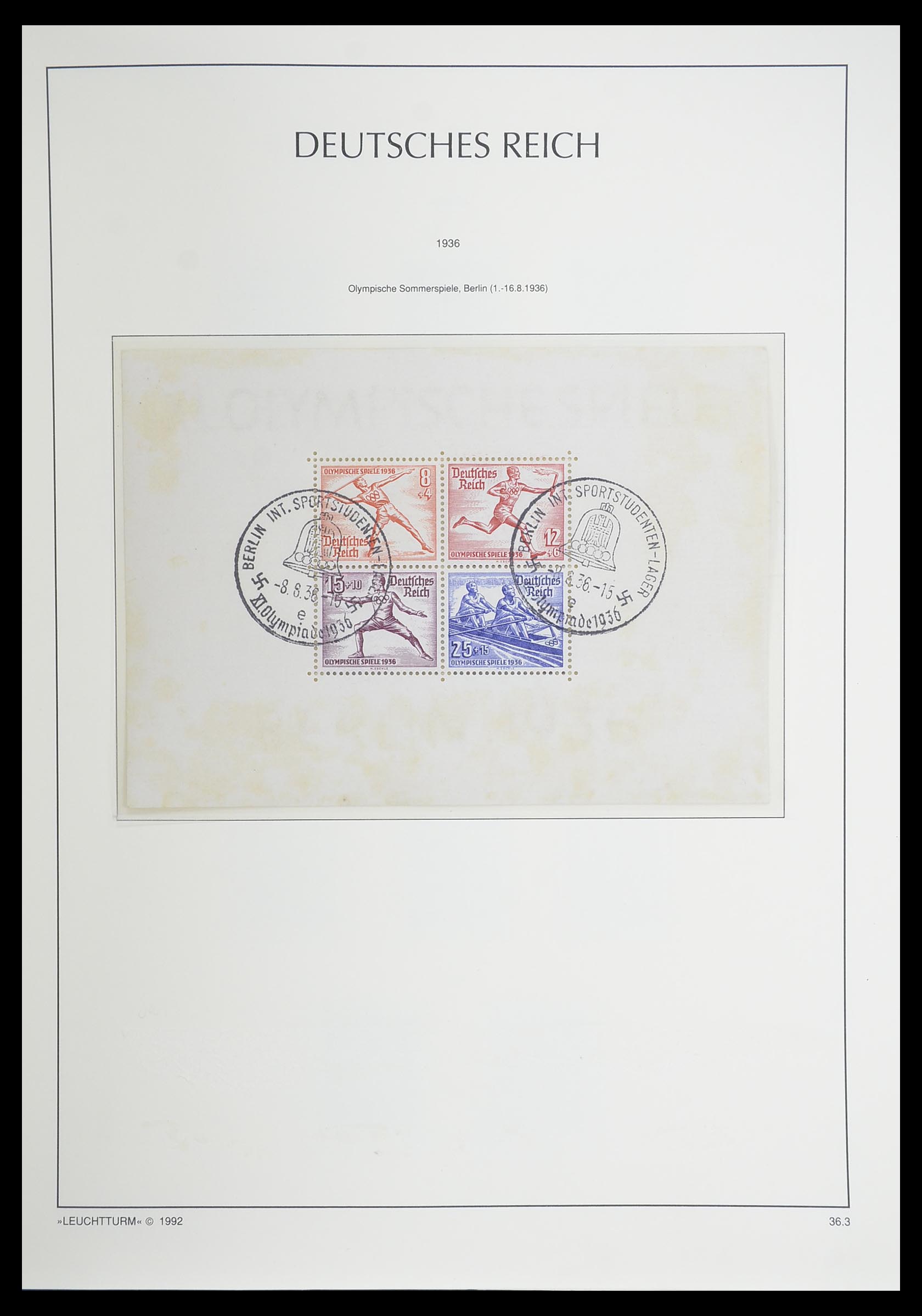 33455 063 - Stamp collection 33455 German Reich 1872-1945.