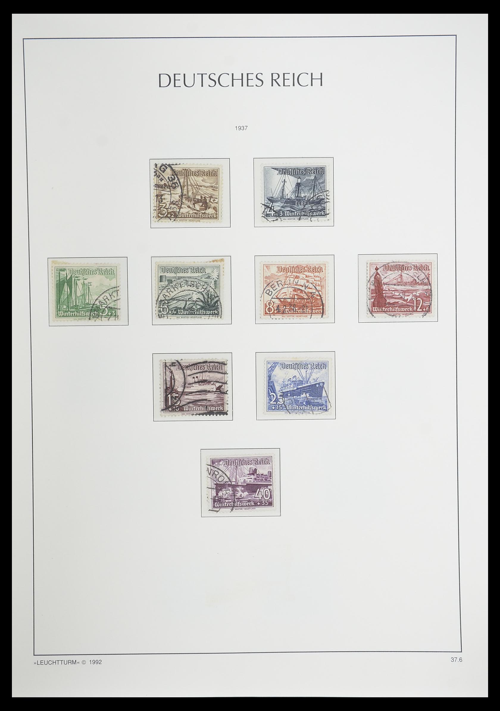 33455 072 - Stamp collection 33455 German Reich 1872-1945.