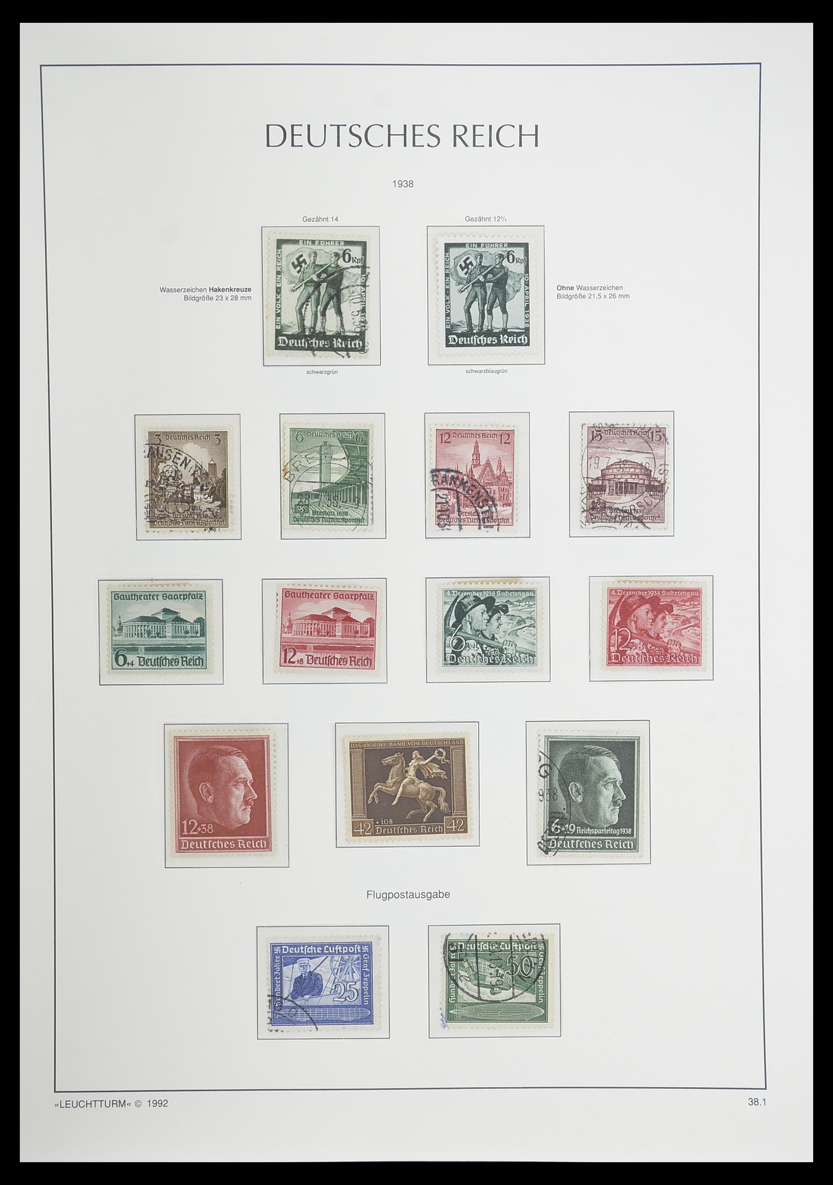 33455 073 - Stamp collection 33455 German Reich 1872-1945.