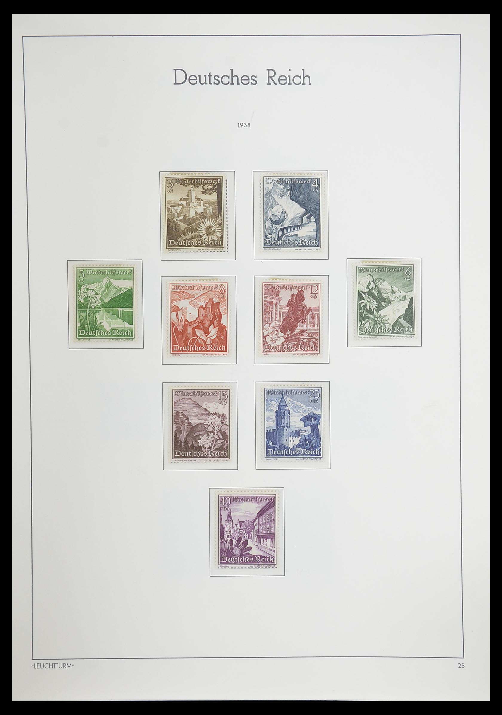 33455 074 - Stamp collection 33455 German Reich 1872-1945.
