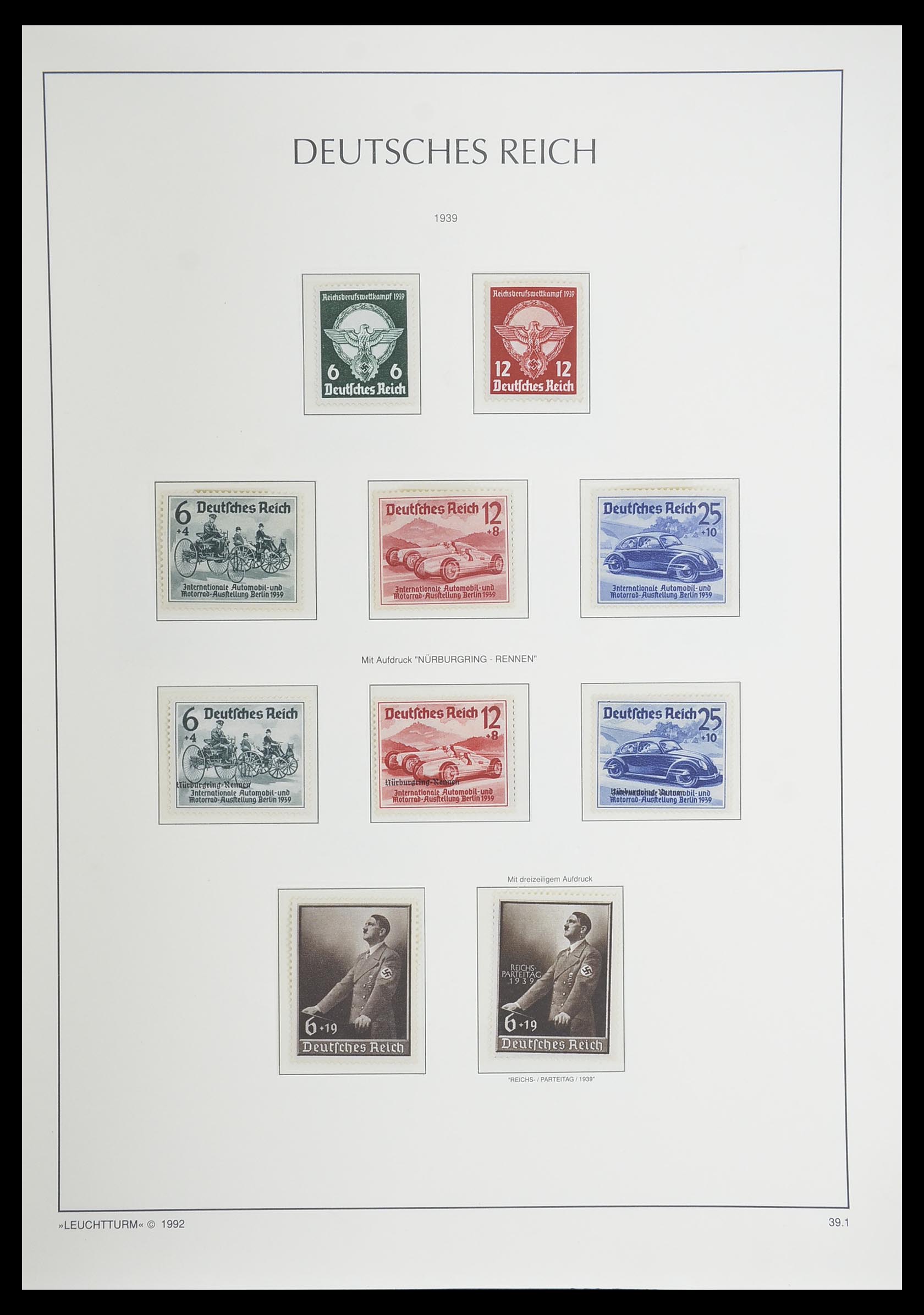 33455 075 - Stamp collection 33455 German Reich 1872-1945.