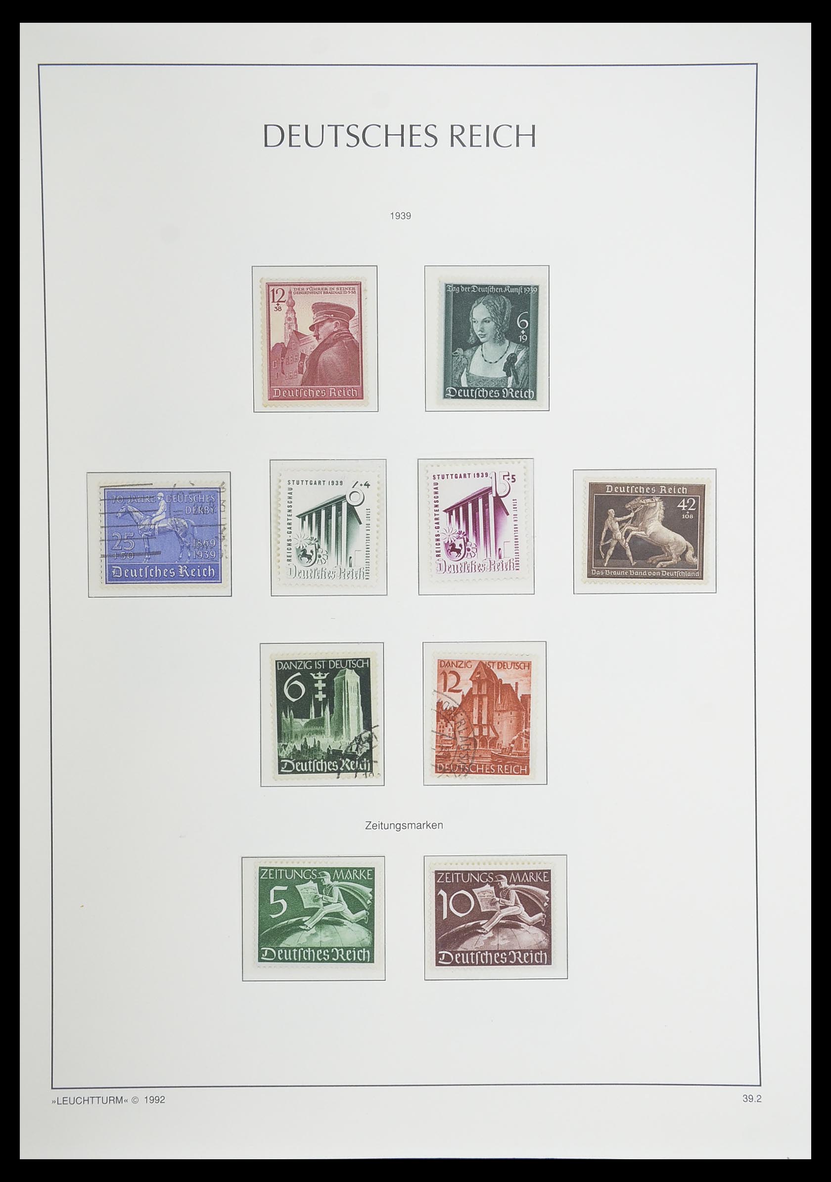33455 076 - Stamp collection 33455 German Reich 1872-1945.
