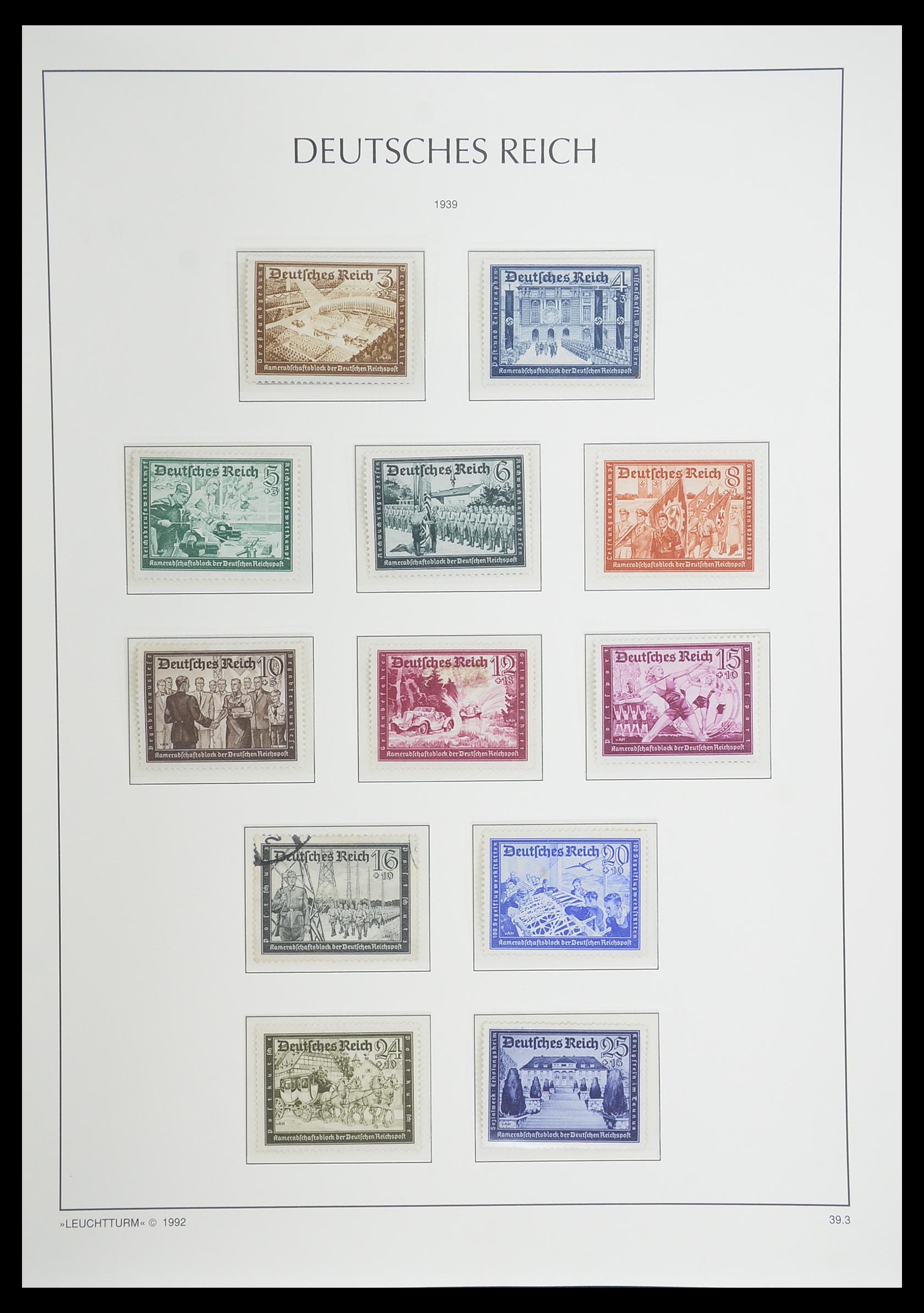 33455 077 - Stamp collection 33455 German Reich 1872-1945.