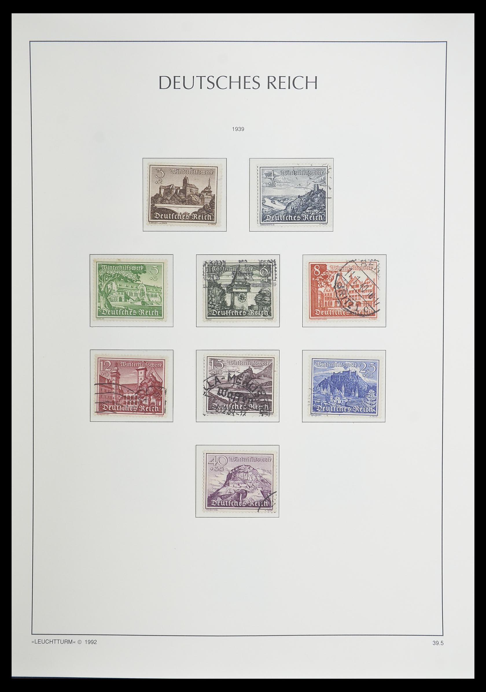 33455 079 - Stamp collection 33455 German Reich 1872-1945.