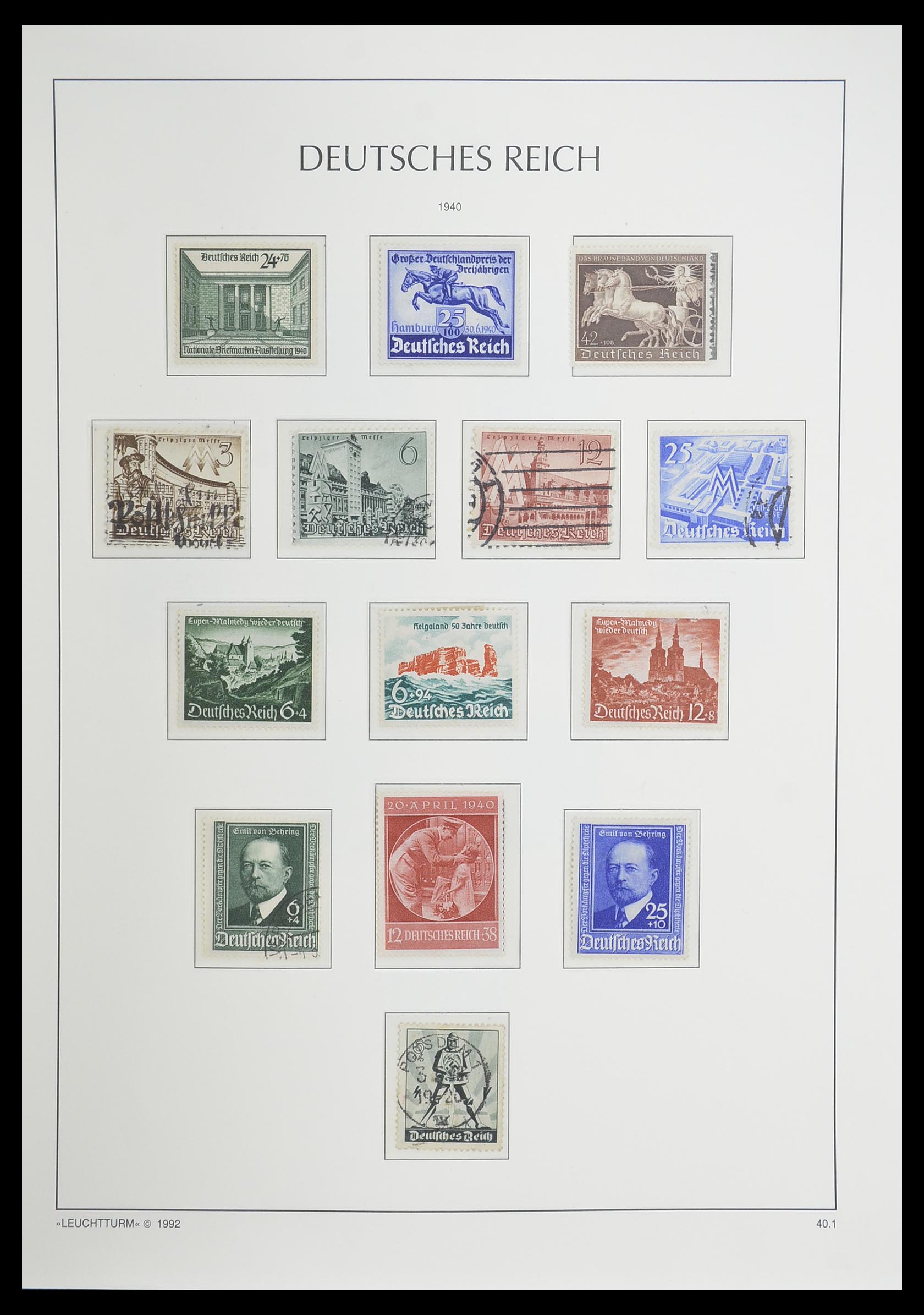 33455 080 - Stamp collection 33455 German Reich 1872-1945.