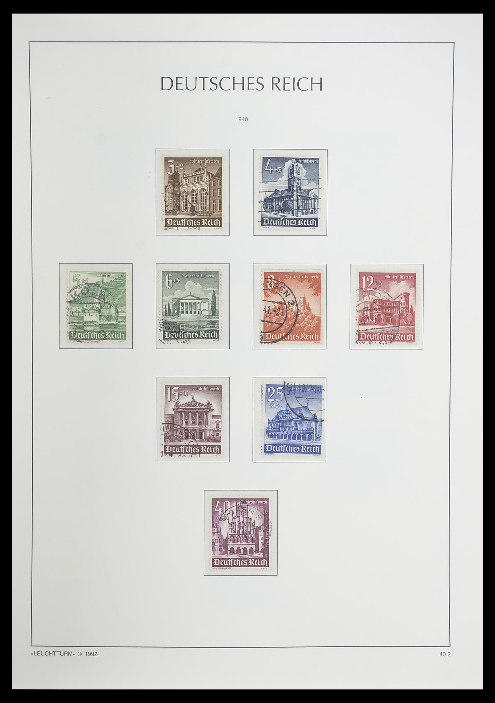 33455 081 - Postzegelverzameling 33455 Duitse Rijk 1872-1945.