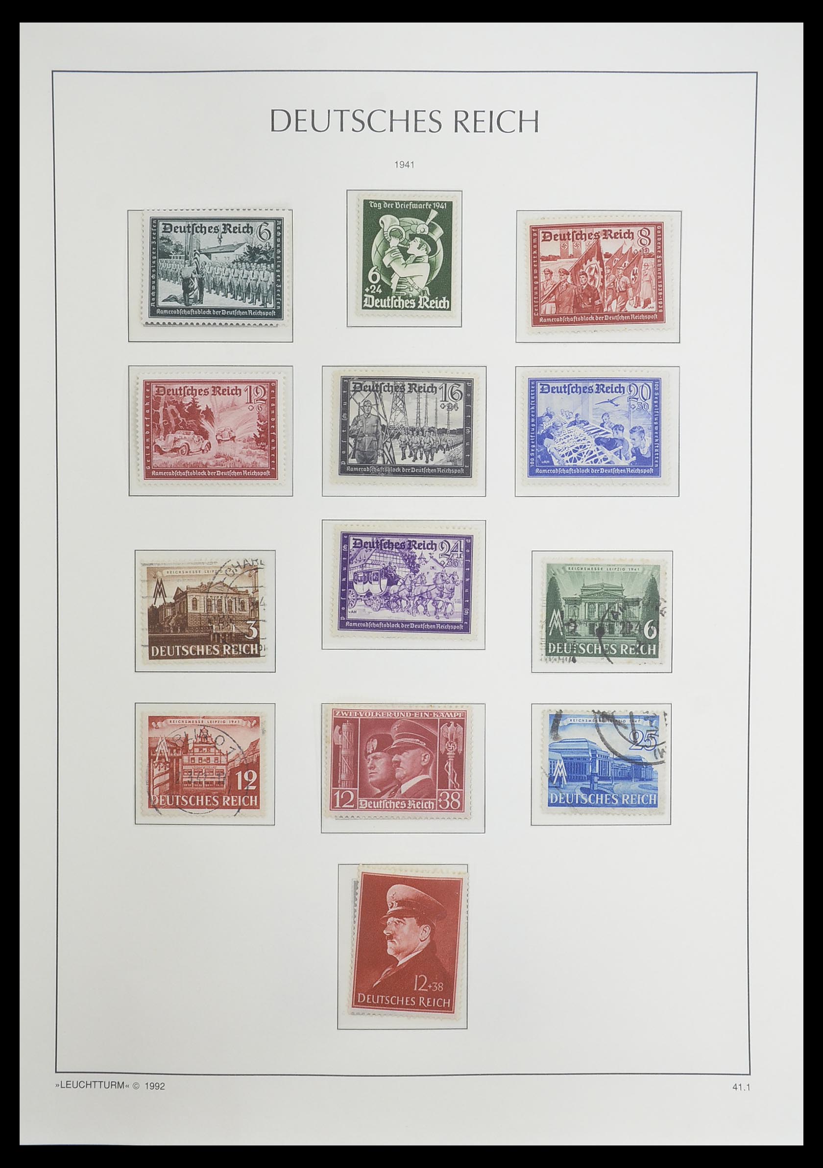 33455 082 - Postzegelverzameling 33455 Duitse Rijk 1872-1945.