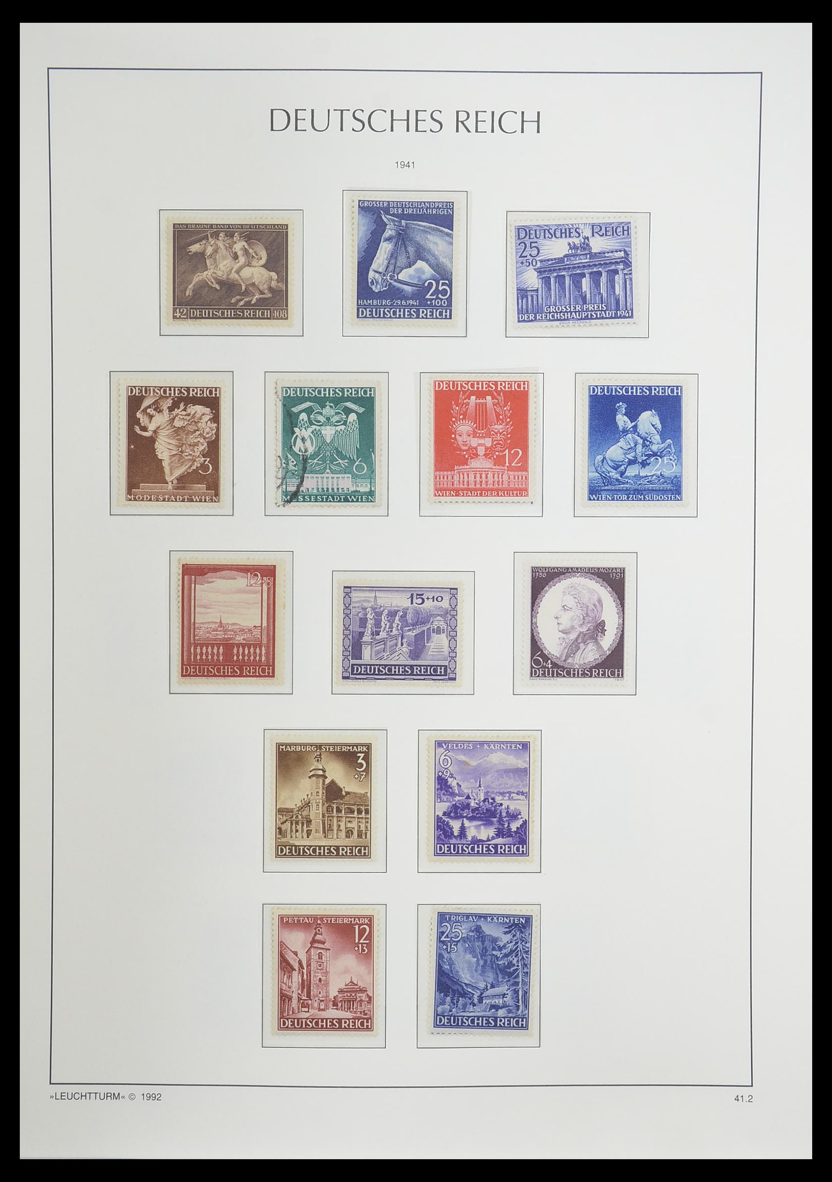 33455 083 - Postzegelverzameling 33455 Duitse Rijk 1872-1945.