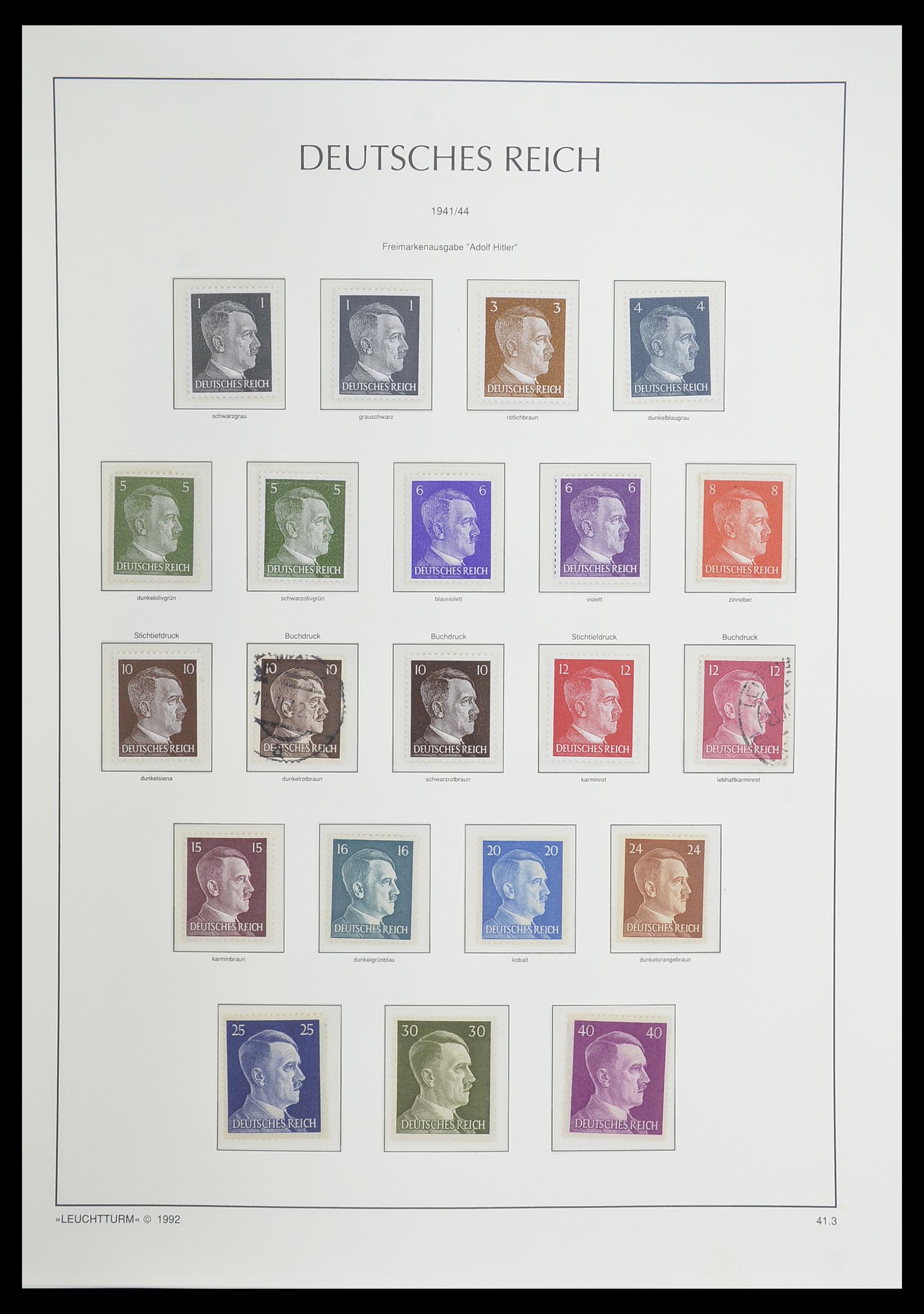 33455 084 - Postzegelverzameling 33455 Duitse Rijk 1872-1945.