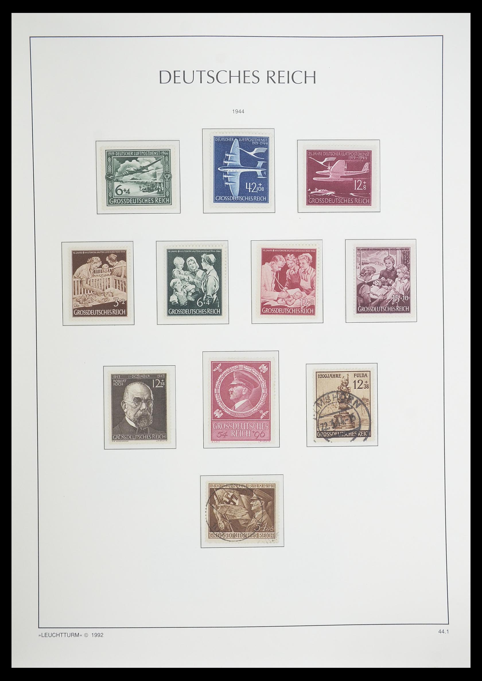 33455 090 - Postzegelverzameling 33455 Duitse Rijk 1872-1945.