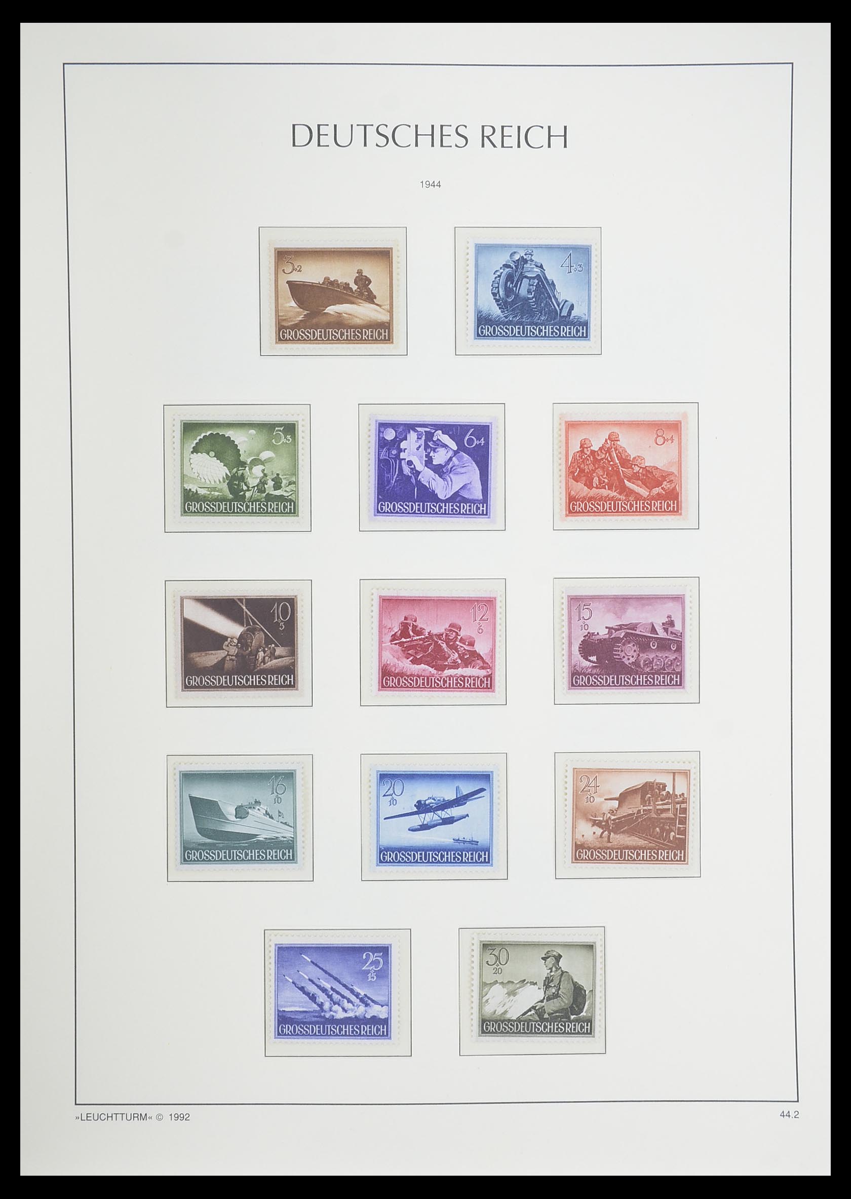 33455 091 - Postzegelverzameling 33455 Duitse Rijk 1872-1945.