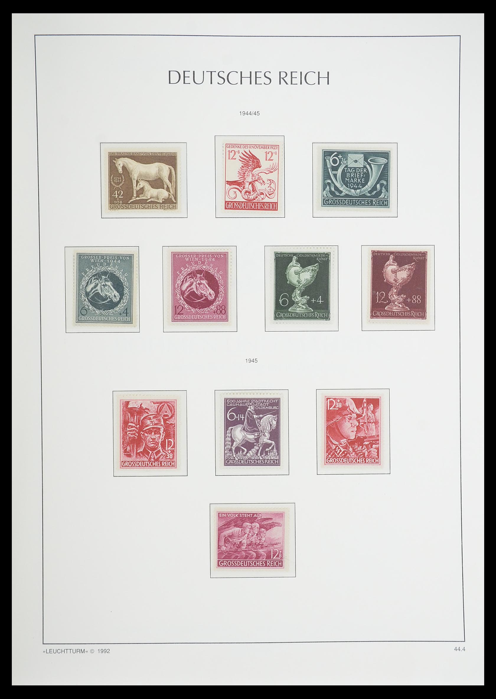 33455 093 - Postzegelverzameling 33455 Duitse Rijk 1872-1945.