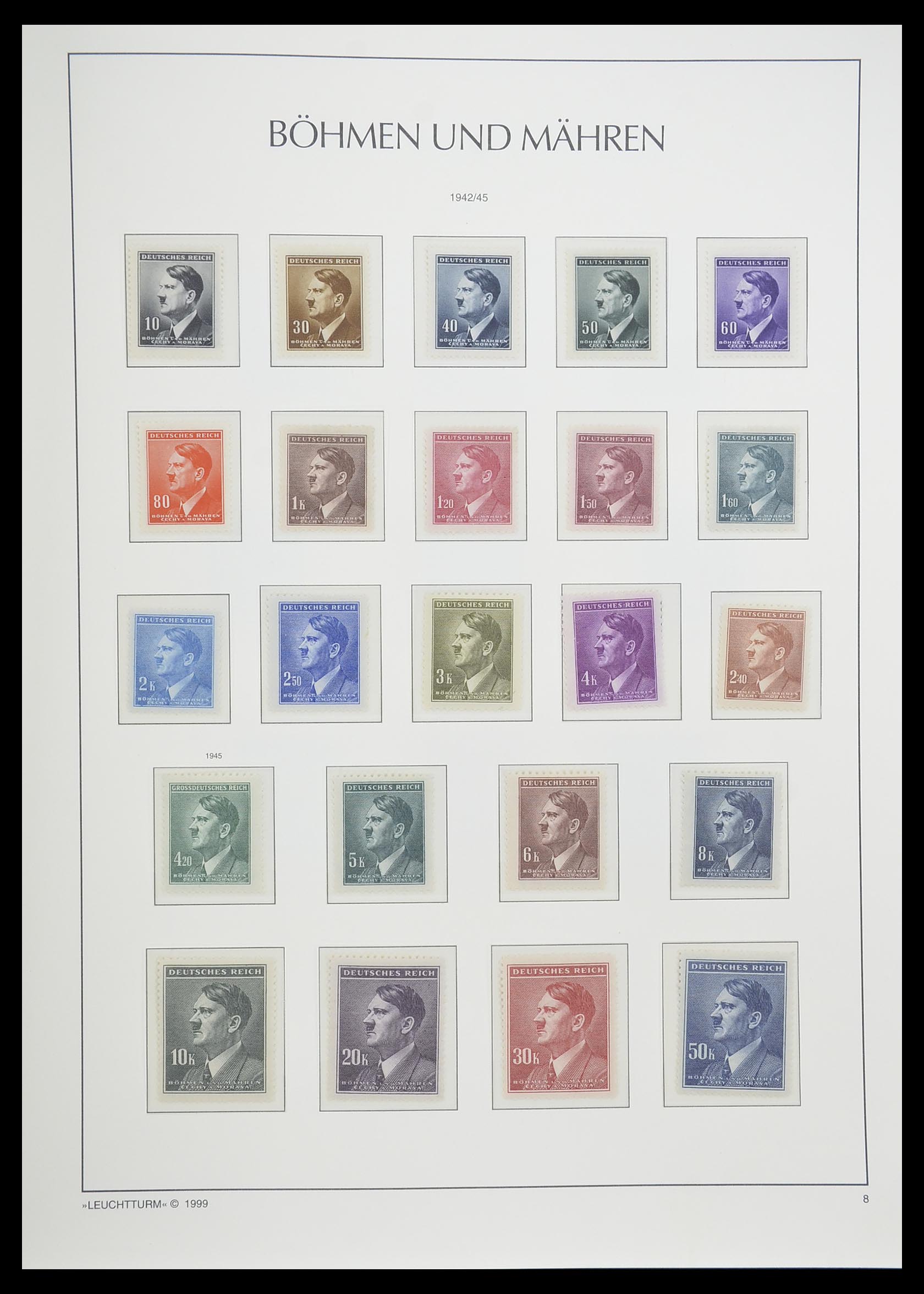 33455 101 - Stamp collection 33455 German Reich 1872-1945.