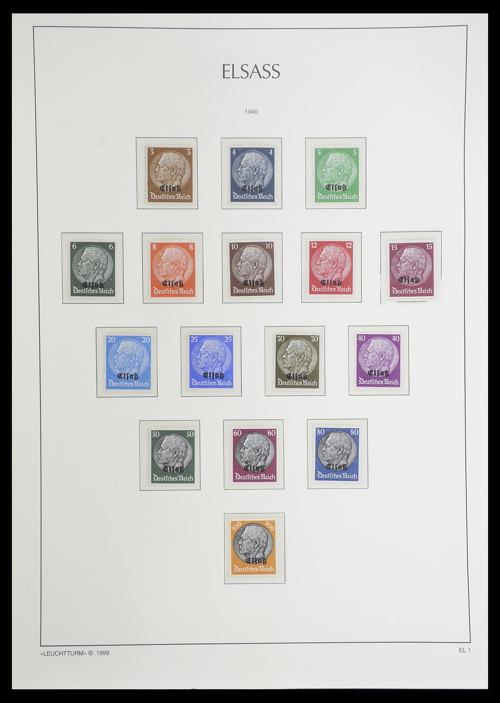 33455 122 - Postzegelverzameling 33455 Duitse Rijk 1872-1945.