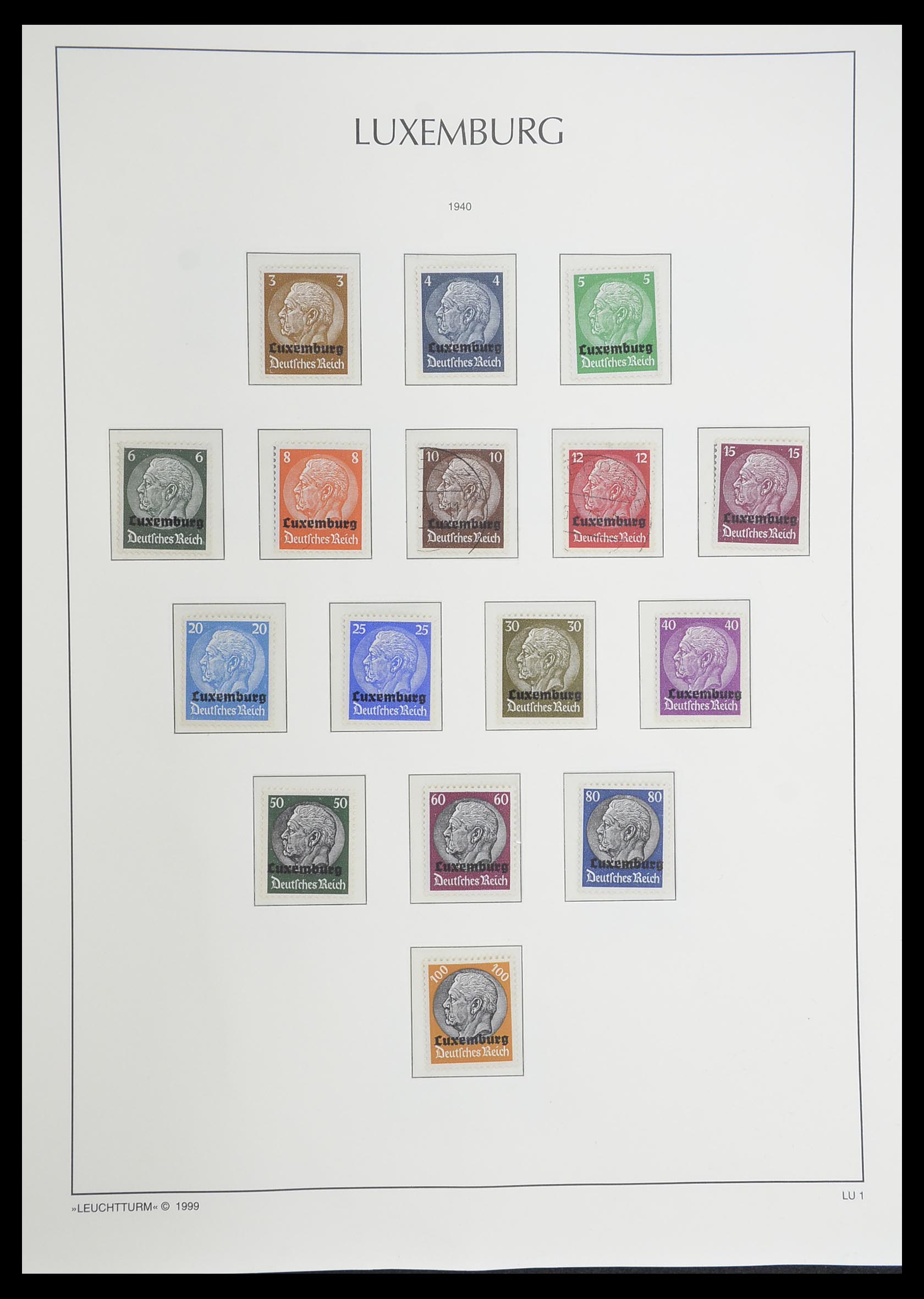 33455 124 - Postzegelverzameling 33455 Duitse Rijk 1872-1945.