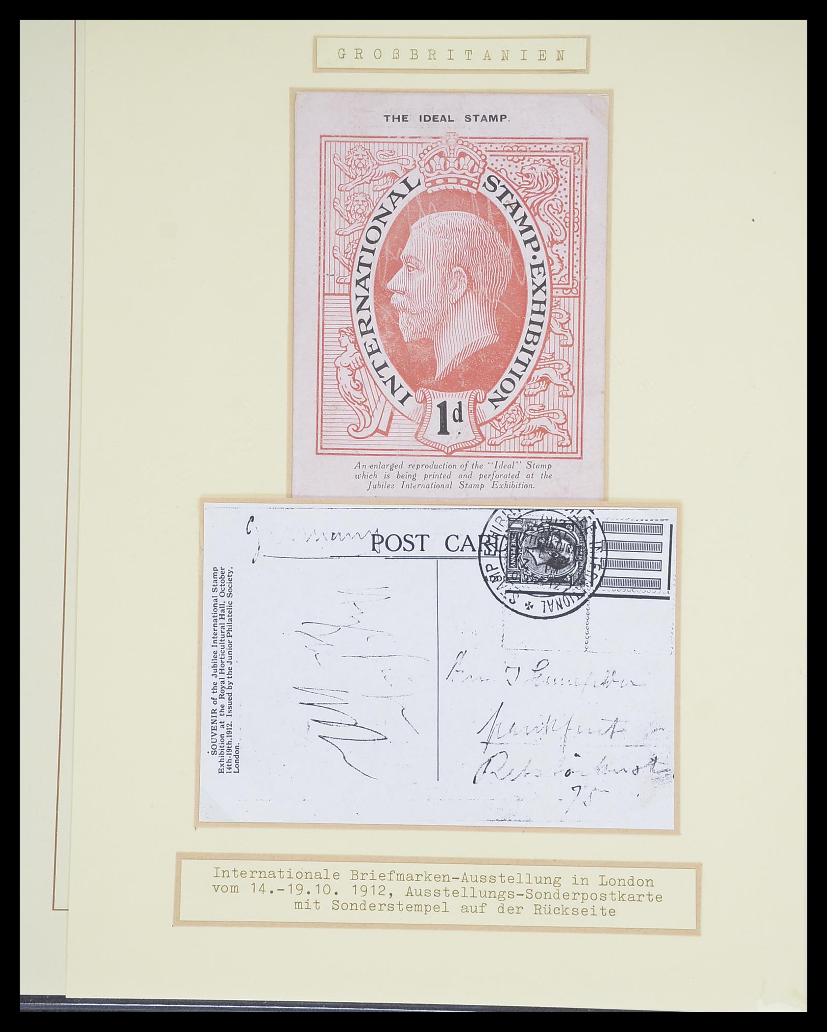 33458 011 - Postzegelverzameling 33458 Wereld brieven 1855-1948.