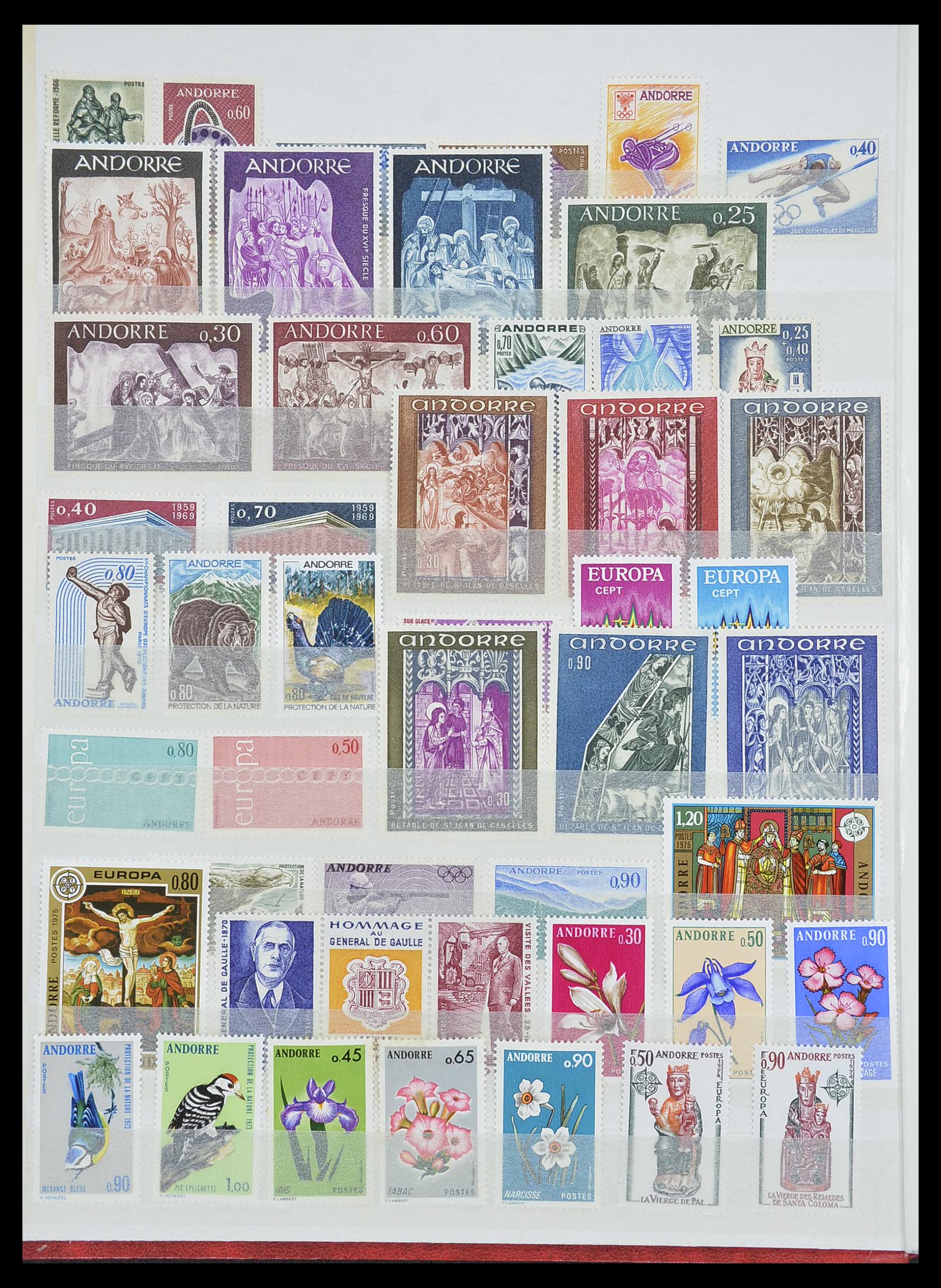 33466 002 - Postzegelverzameling 33466 Andorra 1931-1997.