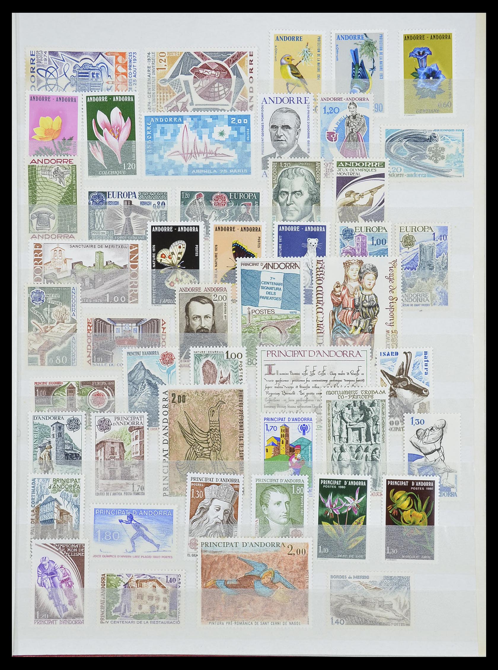33466 003 - Postzegelverzameling 33466 Andorra 1931-1997.