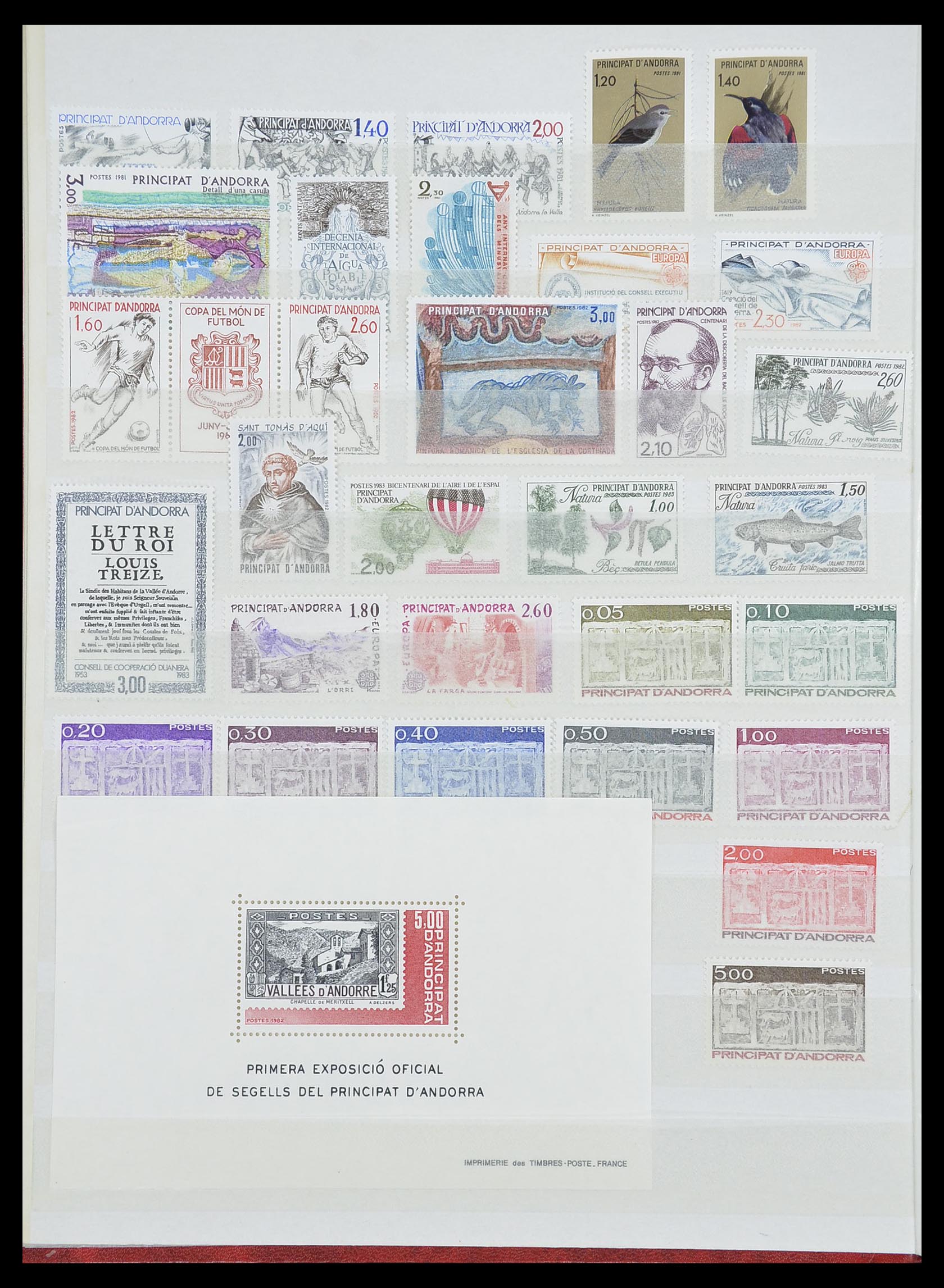 33466 004 - Postzegelverzameling 33466 Andorra 1931-1997.
