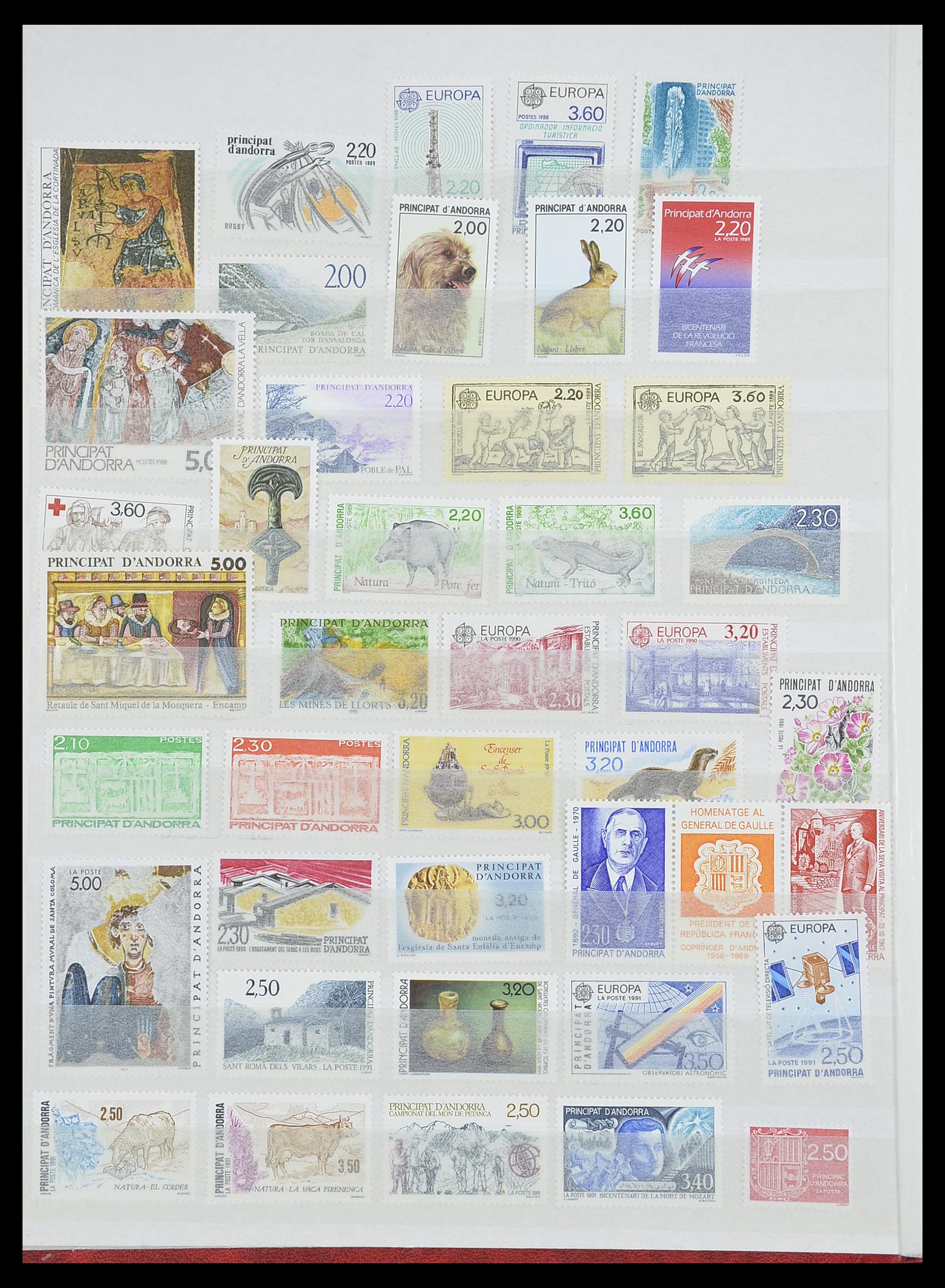 33466 006 - Postzegelverzameling 33466 Andorra 1931-1997.