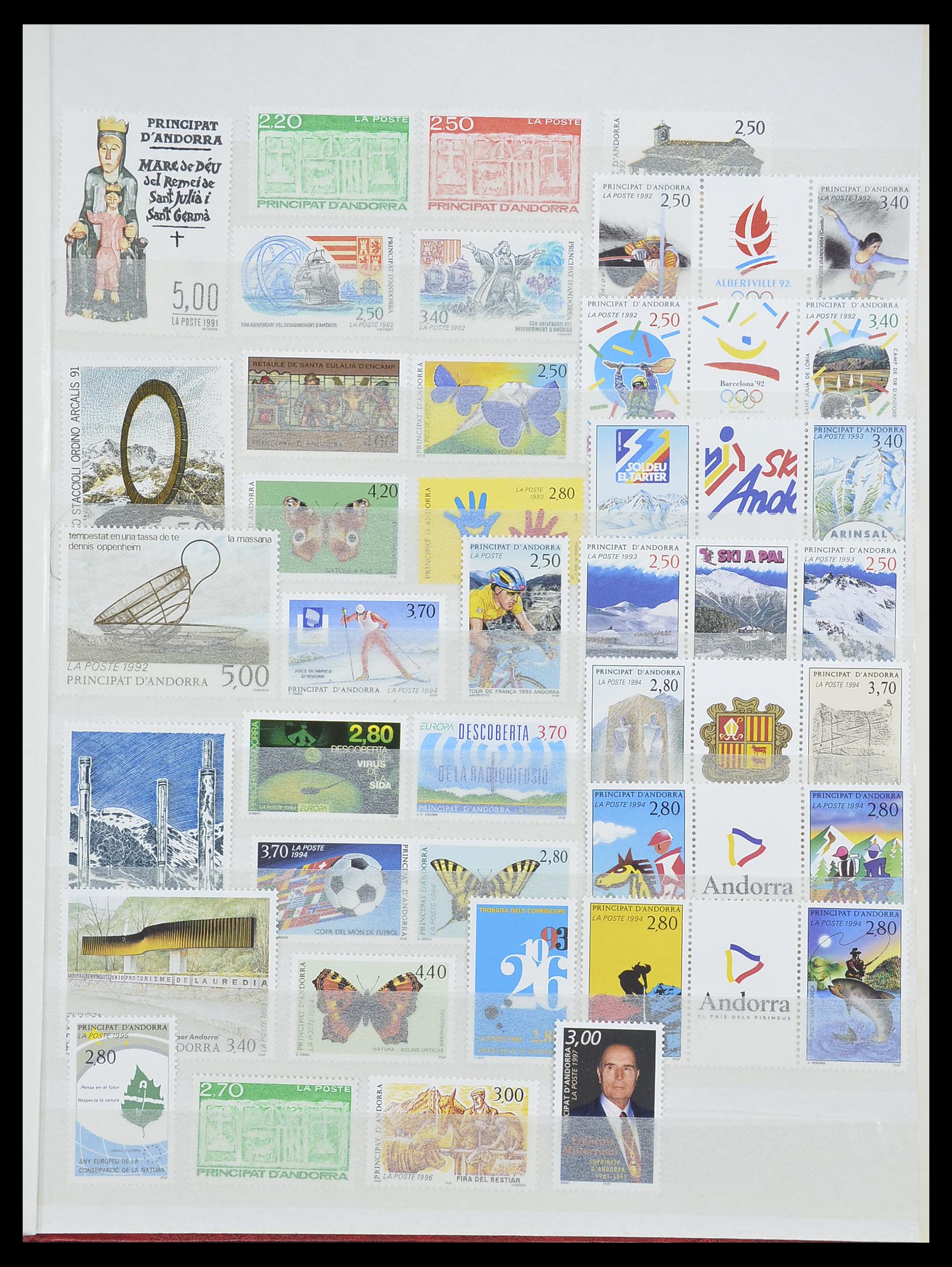 33466 007 - Stamp collection 33466 Andorra 1931-1997.