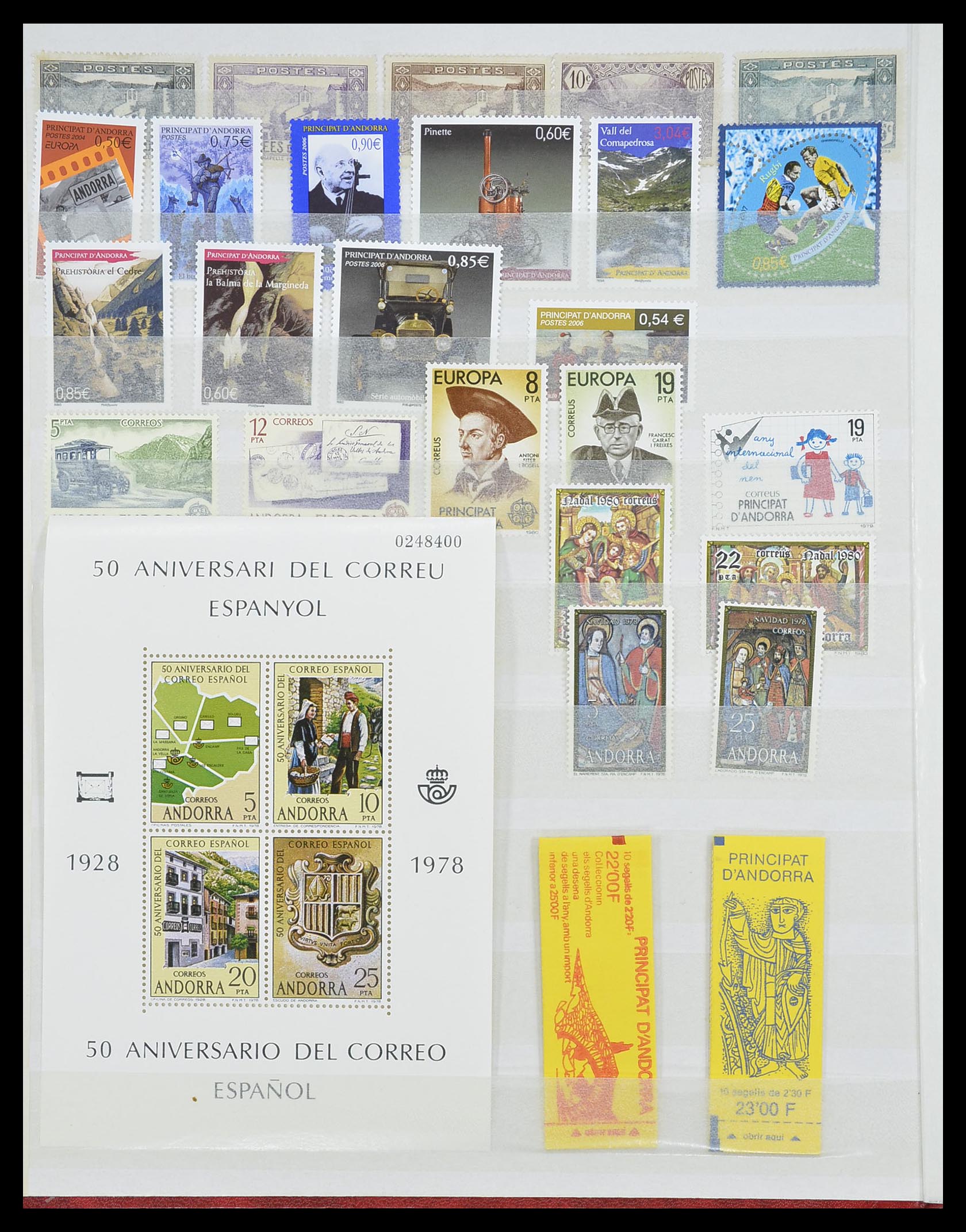 33466 009 - Postzegelverzameling 33466 Andorra 1931-1997.