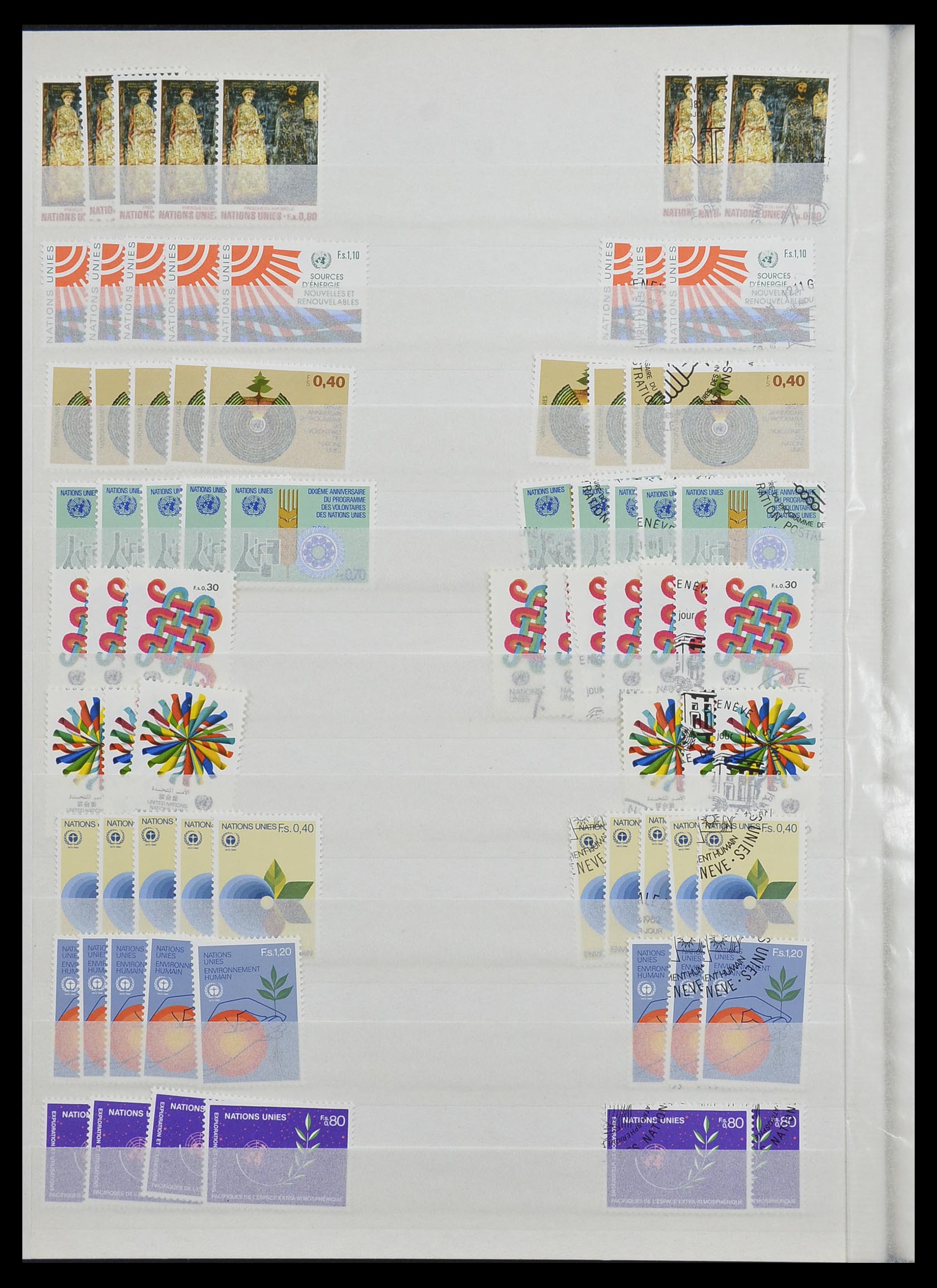 33467 012 - Postzegelverzameling 33467 Verenigde Naties 1969-1999.