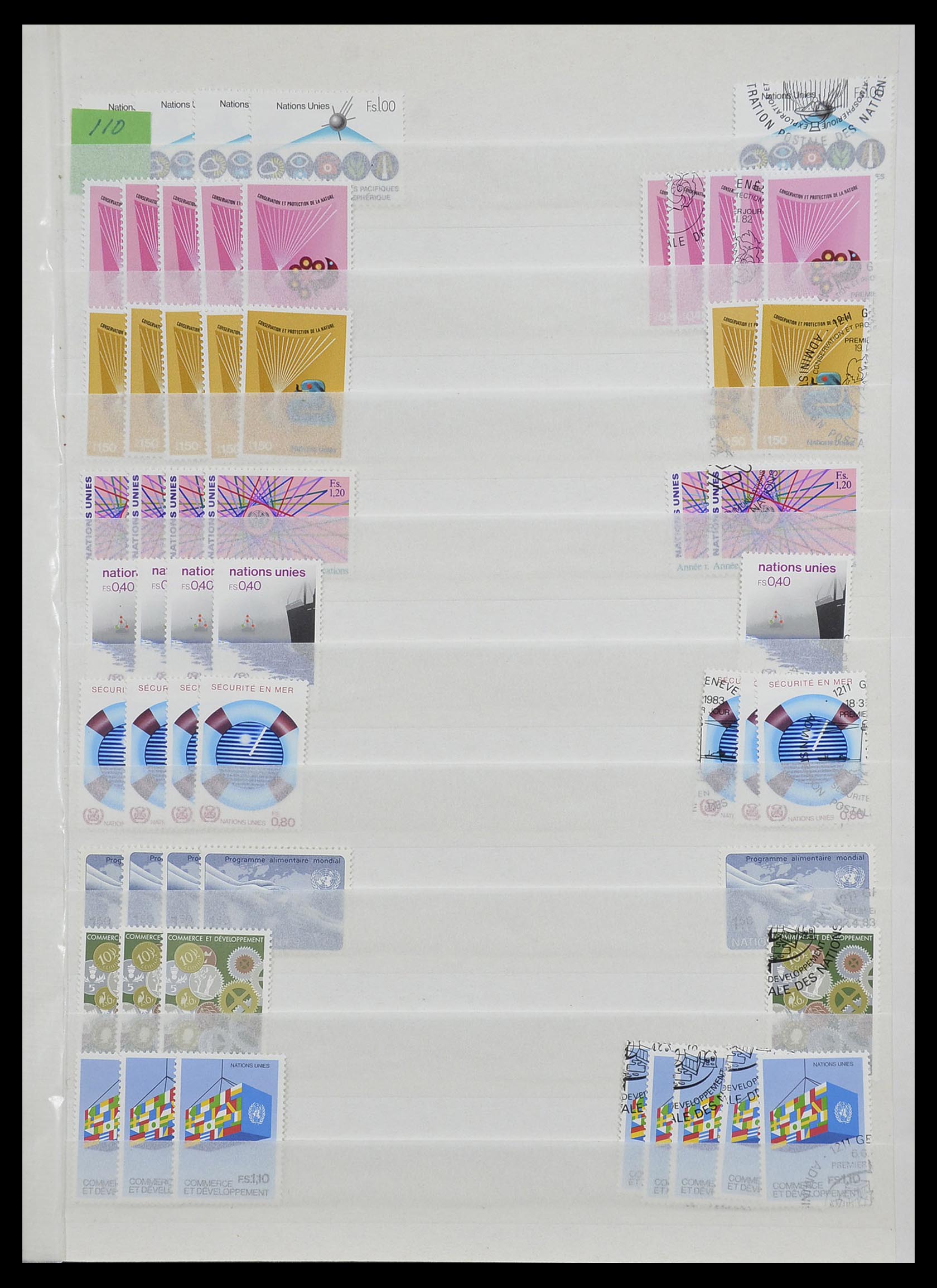 33467 013 - Postzegelverzameling 33467 Verenigde Naties 1969-1999.