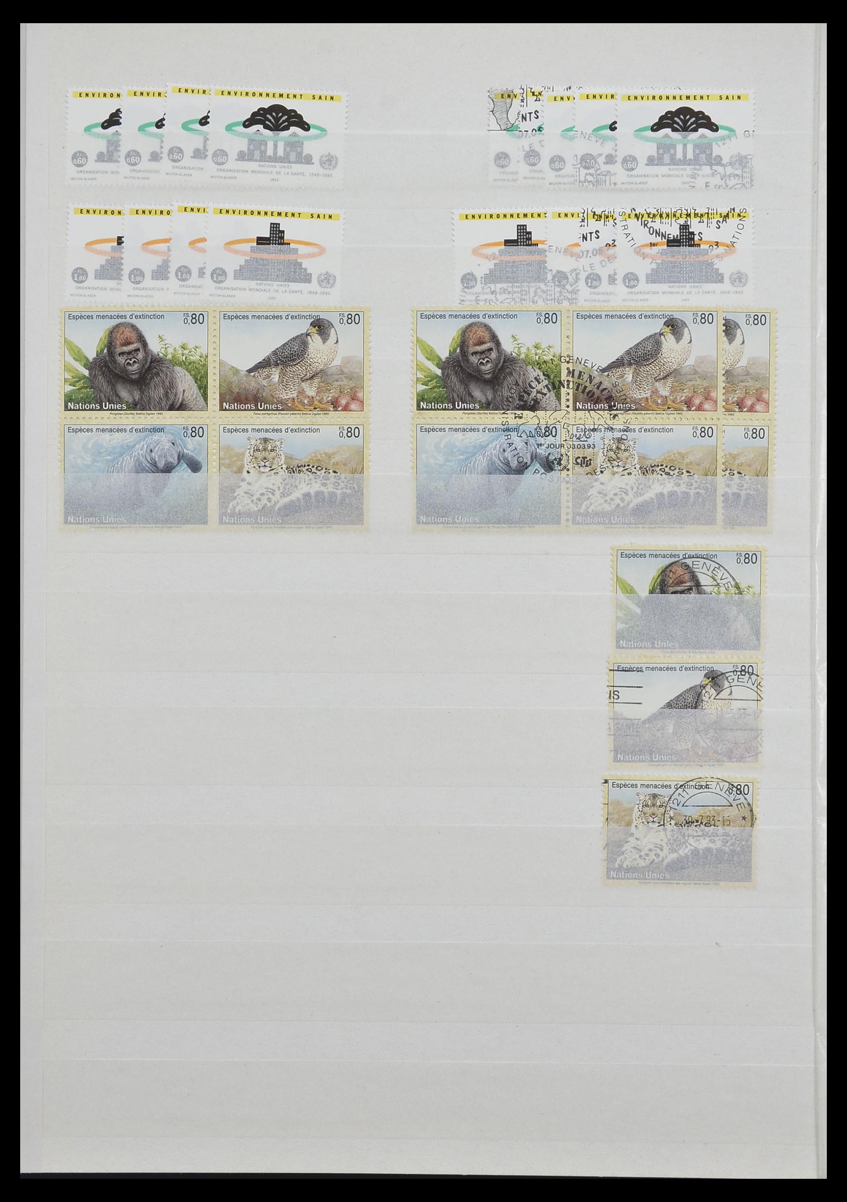 33467 026 - Postzegelverzameling 33467 Verenigde Naties 1969-1999.