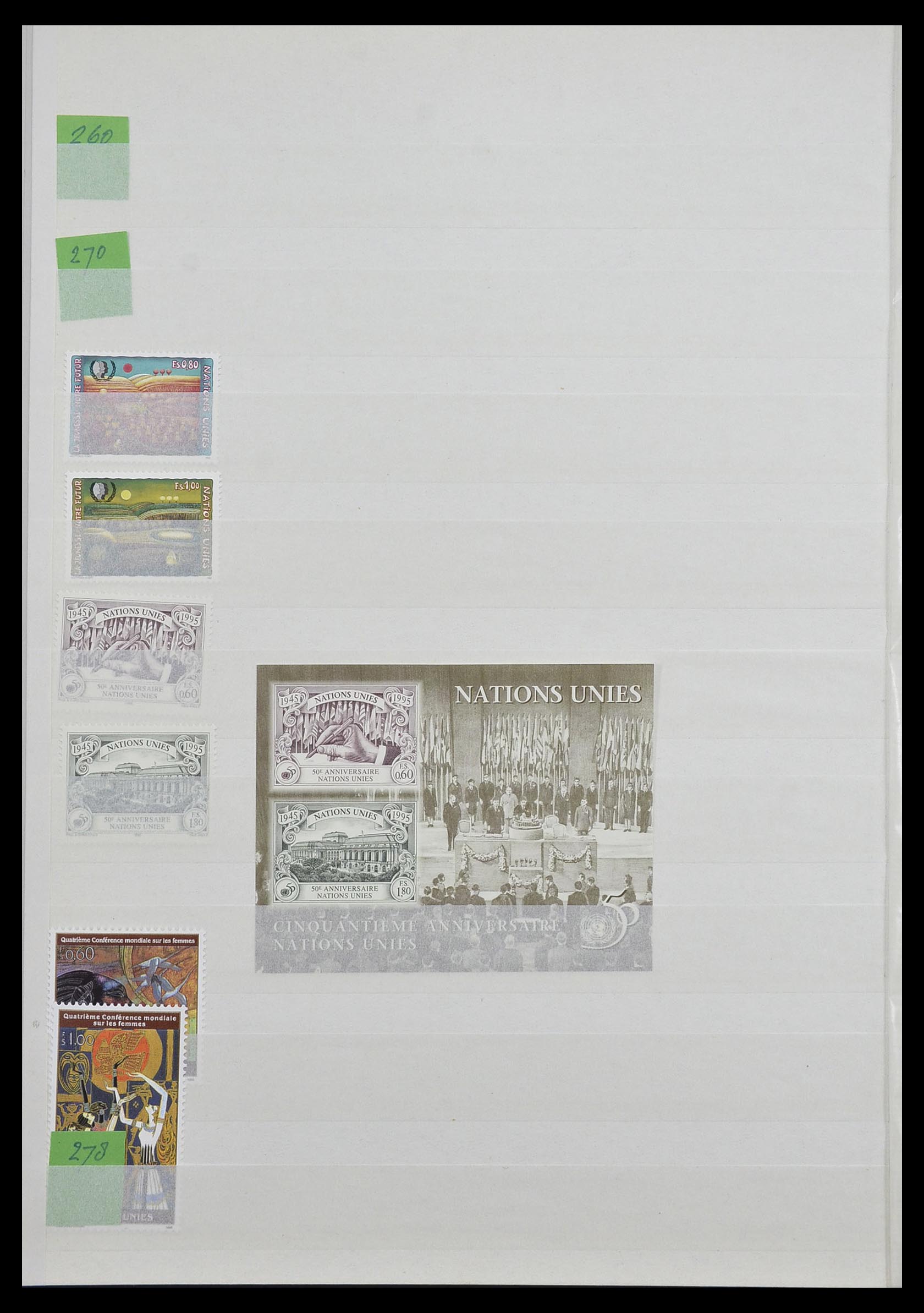33467 028 - Postzegelverzameling 33467 Verenigde Naties 1969-1999.