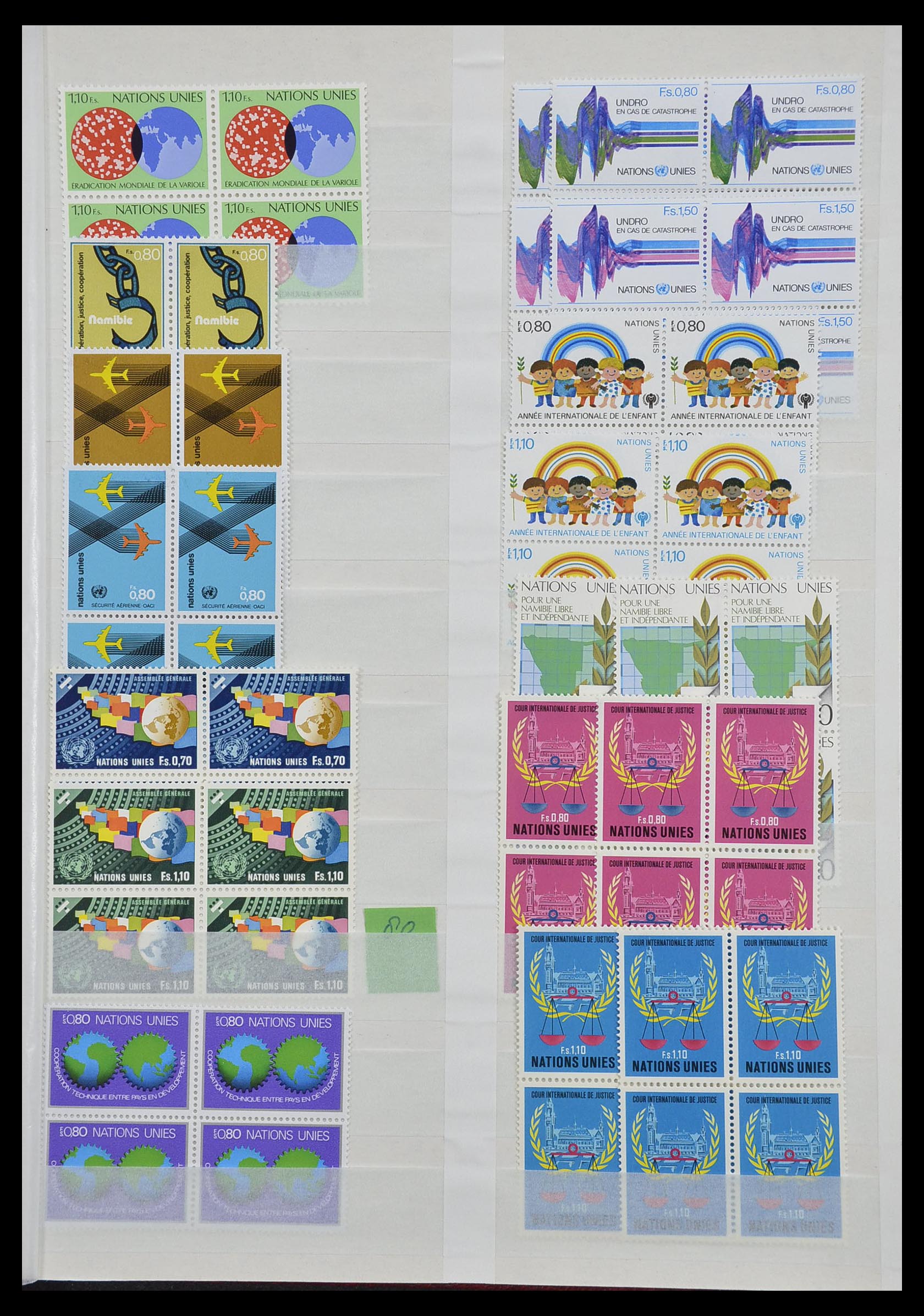33467 036 - Postzegelverzameling 33467 Verenigde Naties 1969-1999.