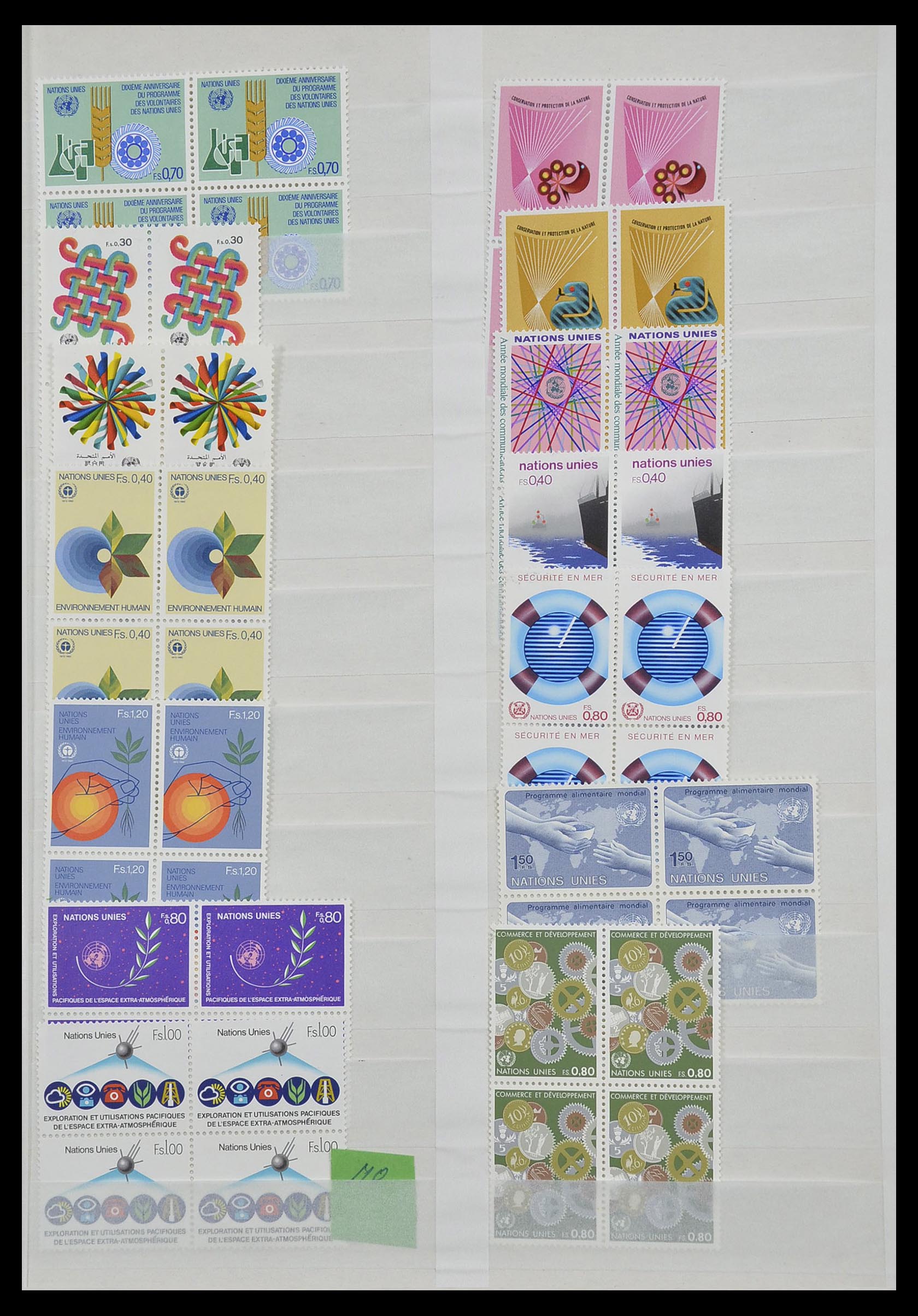 33467 038 - Postzegelverzameling 33467 Verenigde Naties 1969-1999.