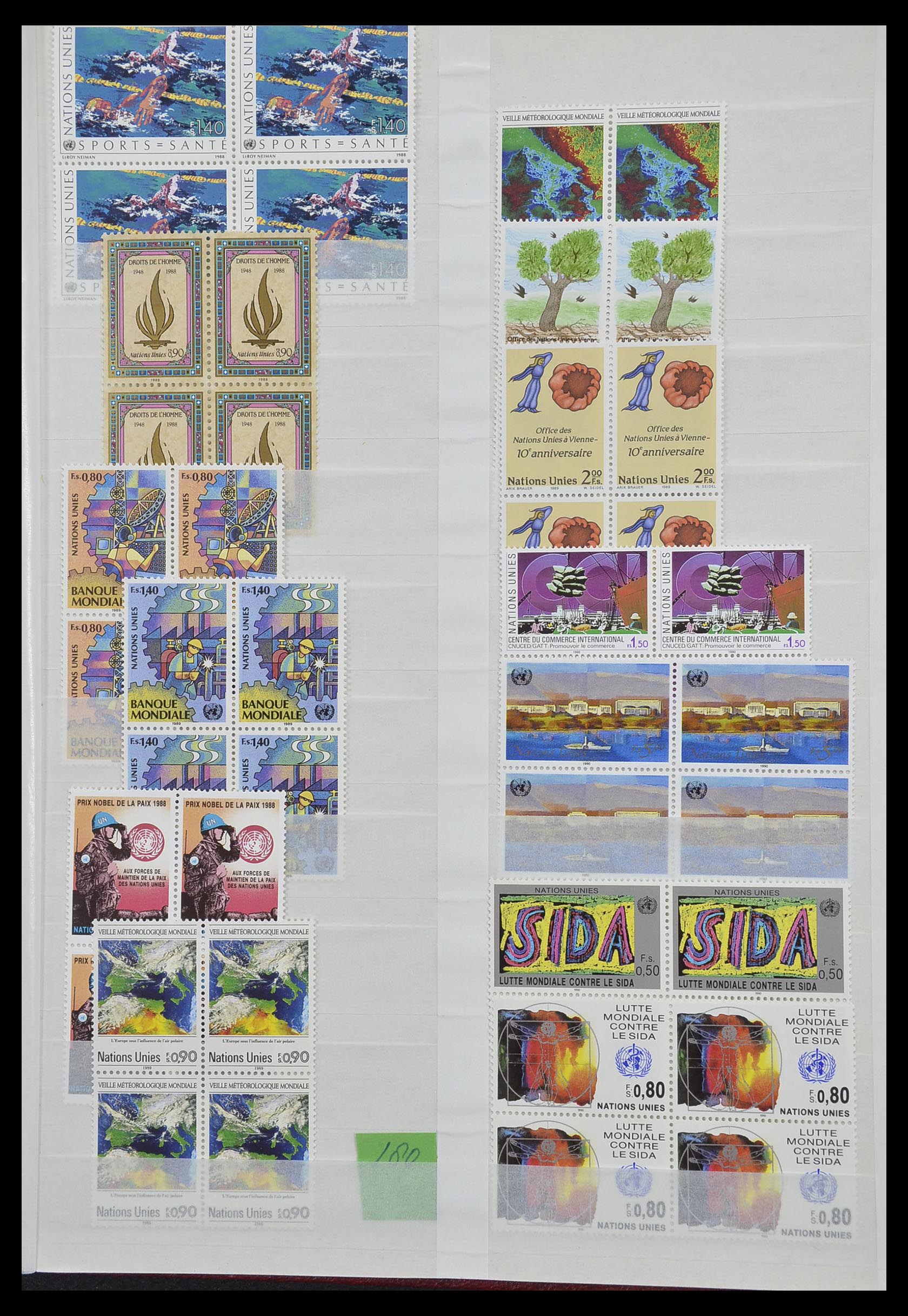 33467 042 - Postzegelverzameling 33467 Verenigde Naties 1969-1999.